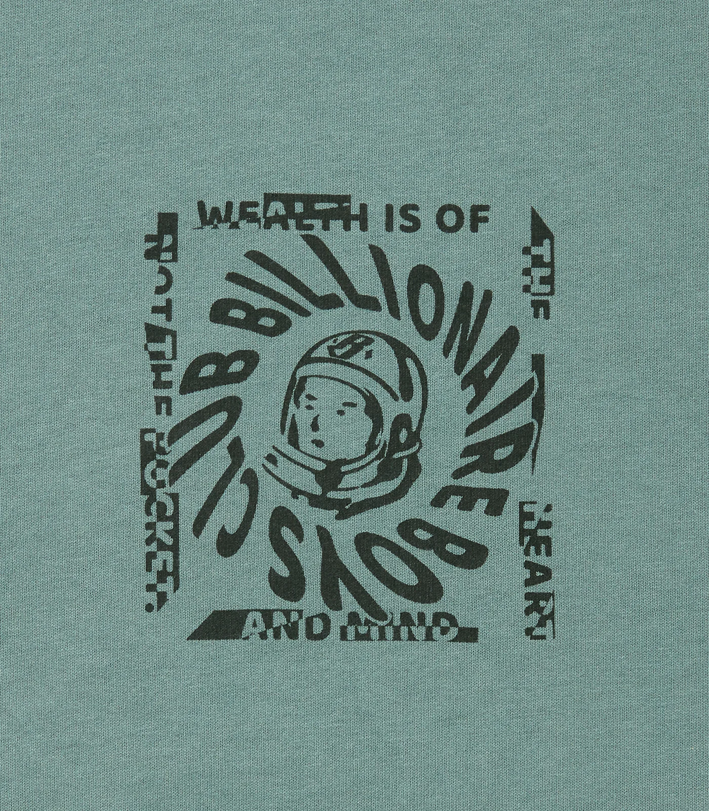 BILLIONAIRE BOYS CLUB T-SHIRT - TEAL/GREEN - Image 3