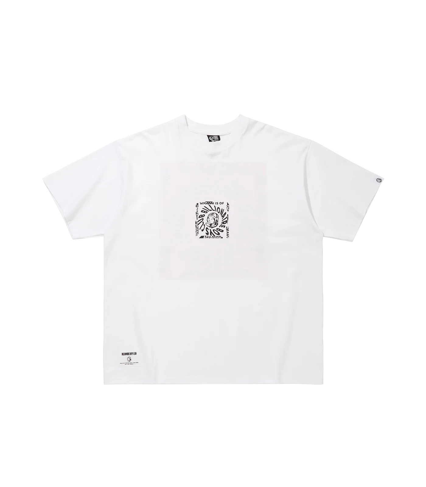 BILLIONAIRE BOYS CLUB T-SHIRT - WHITE/PINK