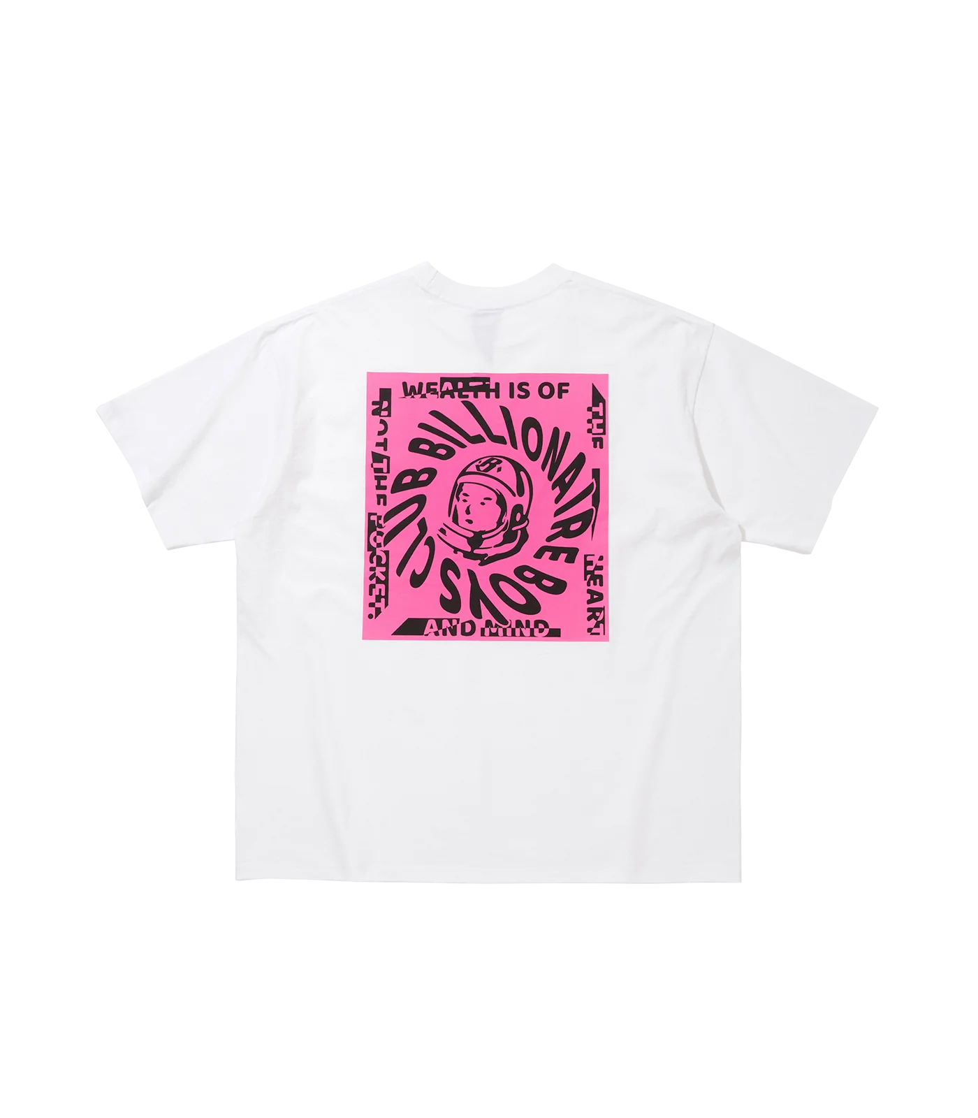 BILLIONAIRE BOYS CLUB T-SHIRT - WHITE/PINK - Image 2