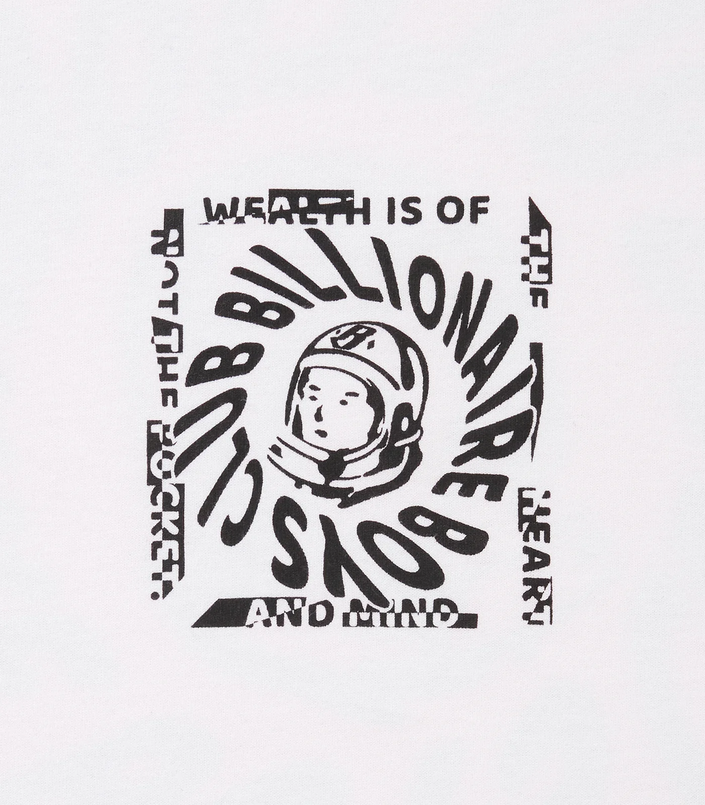 BILLIONAIRE BOYS CLUB T-SHIRT - WHITE/PINK - Image 3