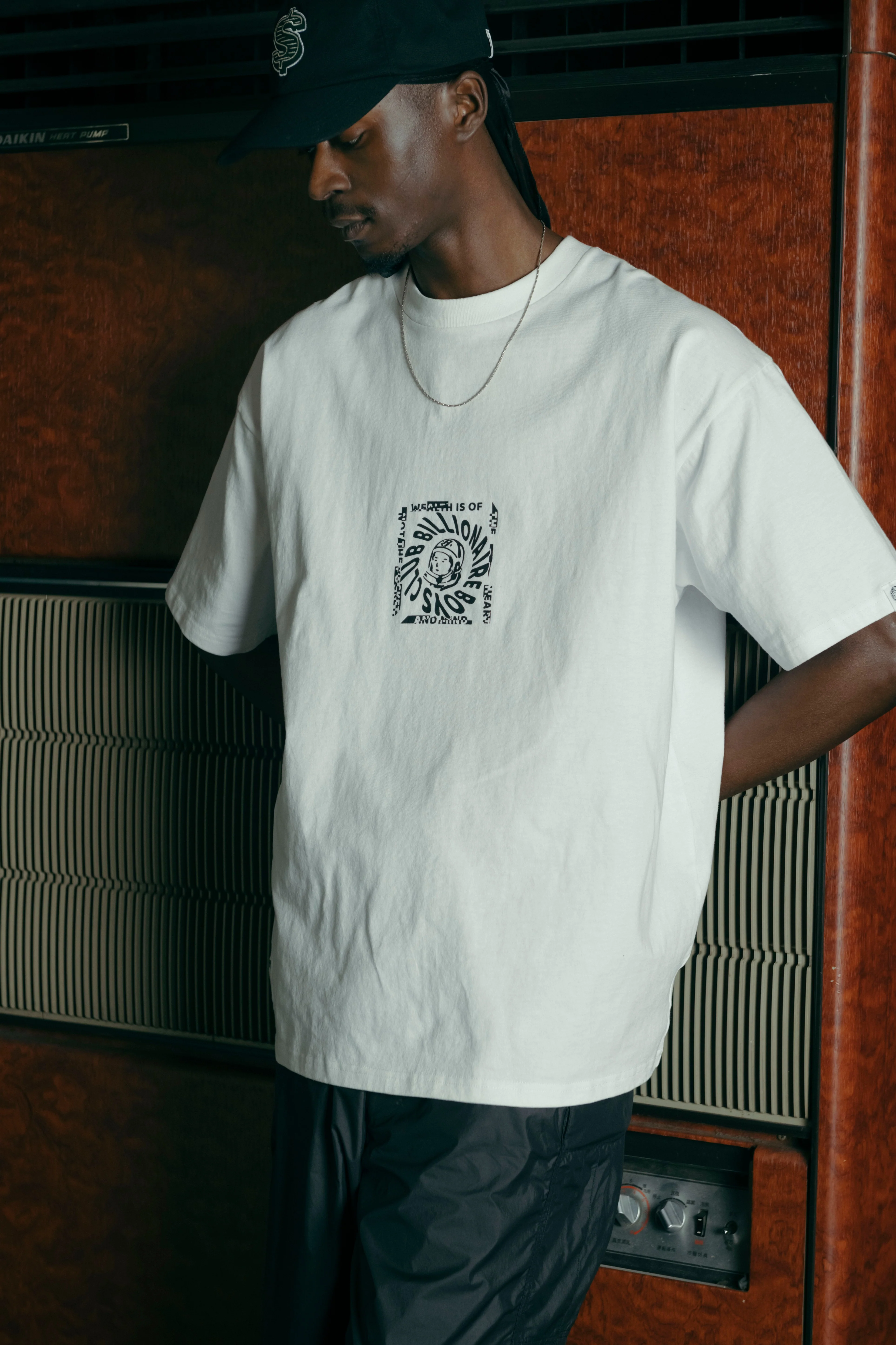 BILLIONAIRE BOYS CLUB T-SHIRT - WHITE/PINK - Image 5