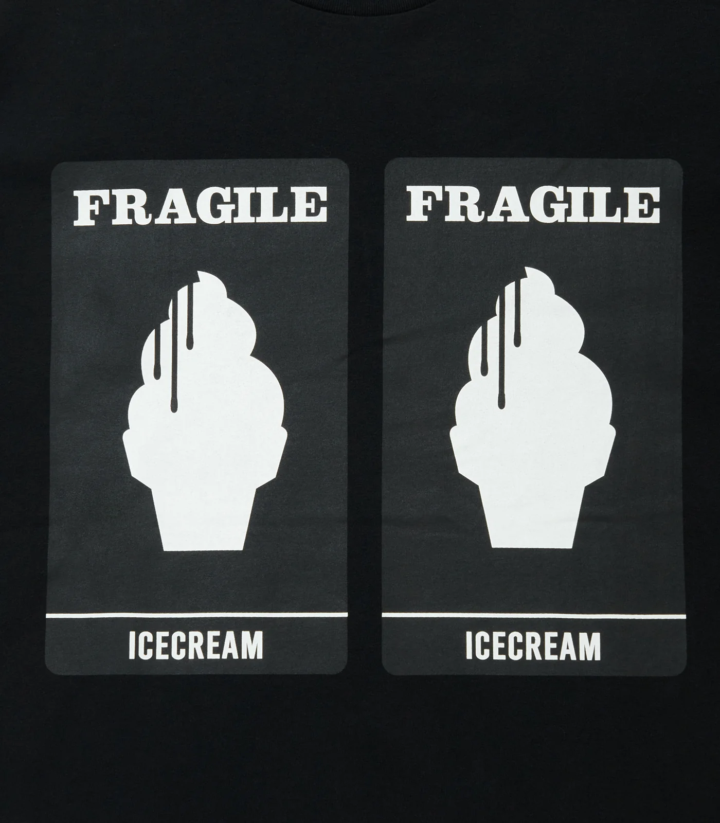 FRAGILE T-SHIRT - BLACK - Image 3