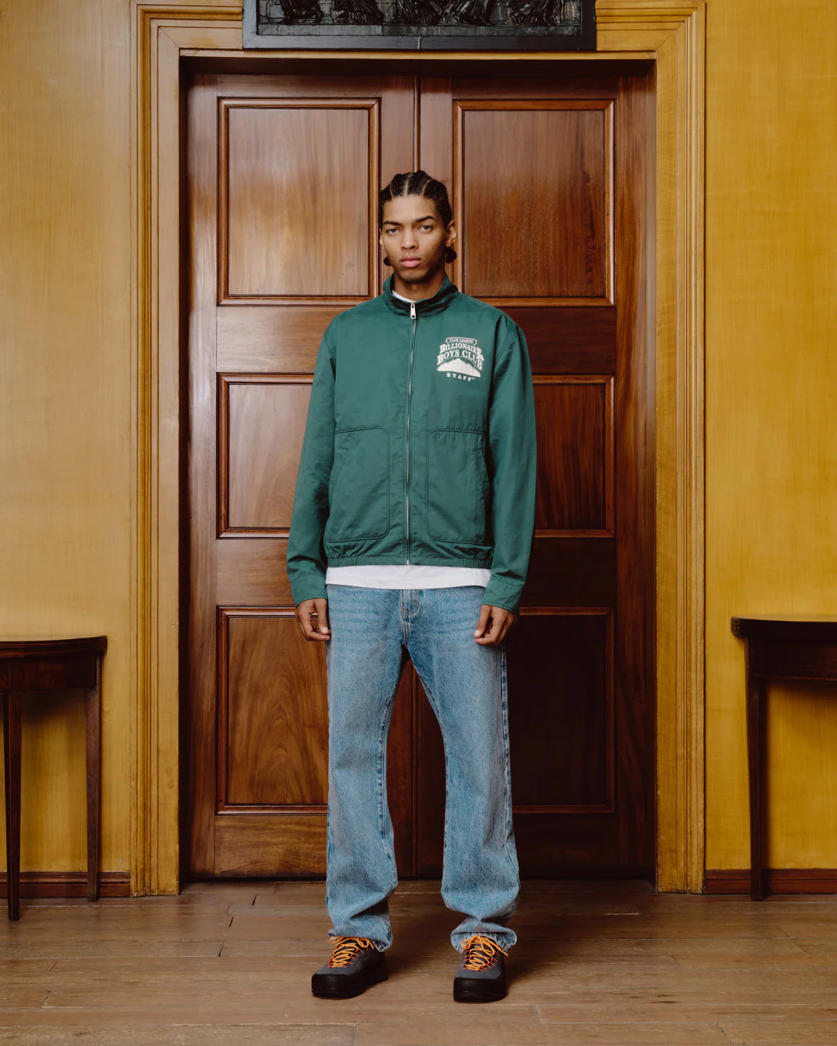 COUNTRY LOUNGE BLOUSON JACKET - DARK GREEN - Image 3