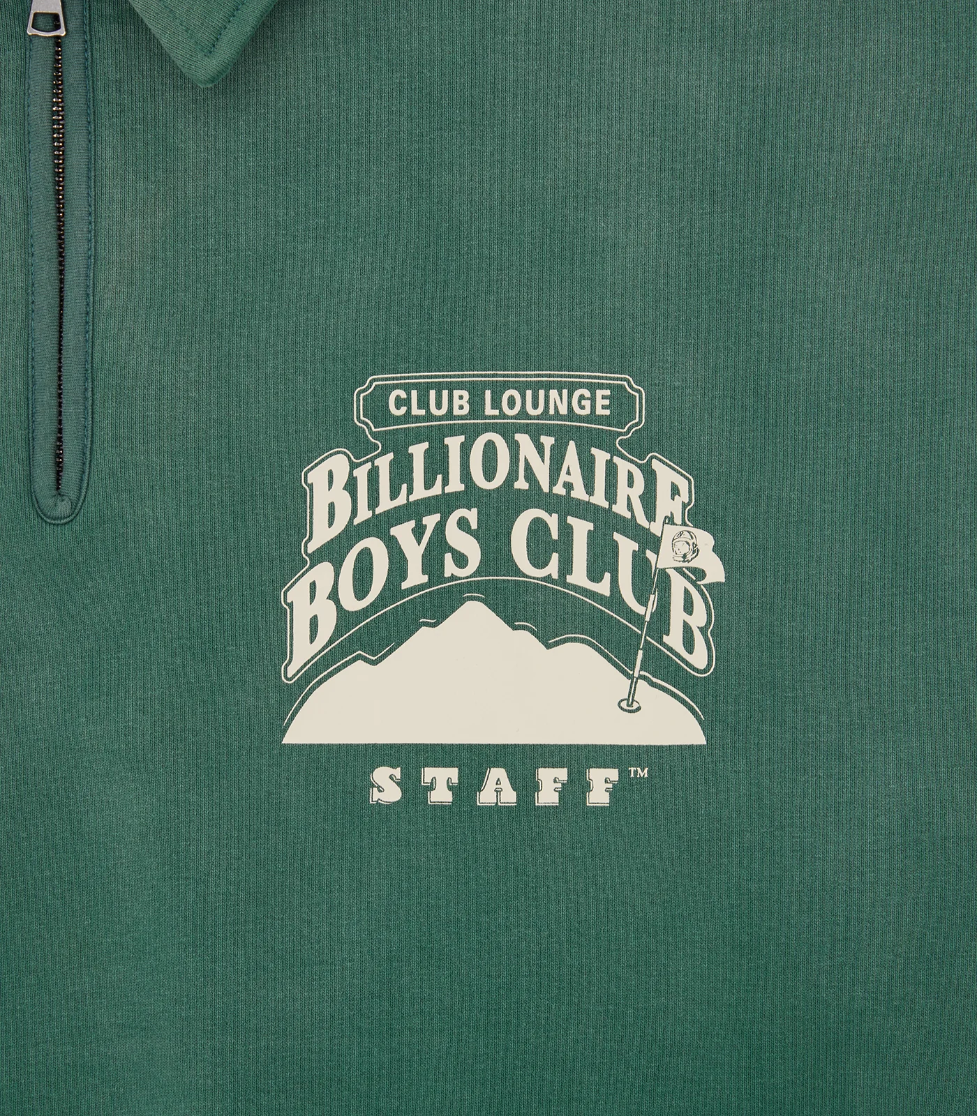 COUNTRY LOUNGE QUARTER ZIP CREWNECK - GREEN - Image 5