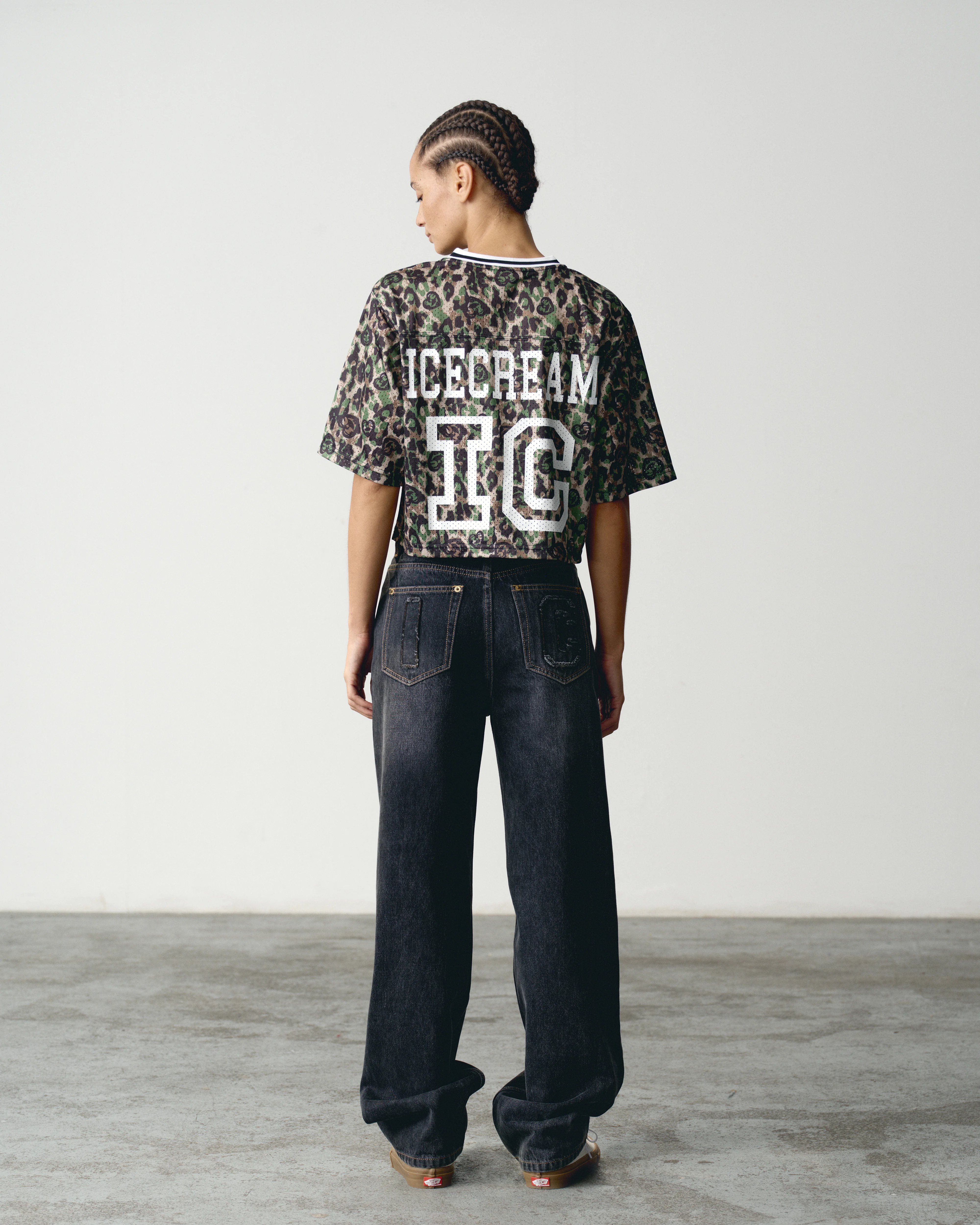 CROPPED FOOTBALL JERSEY - CAMO - Image 4
