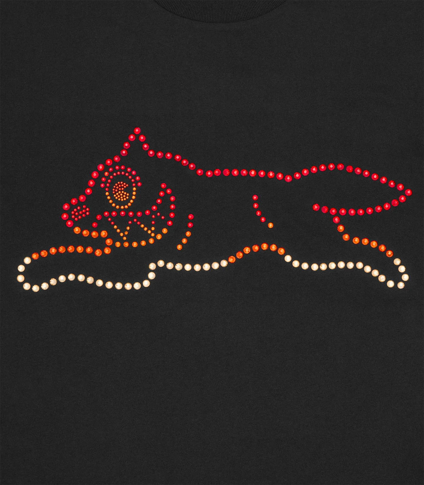 CRYSTAL RUNNING DOG T-SHIRT - BLACK - Image 3