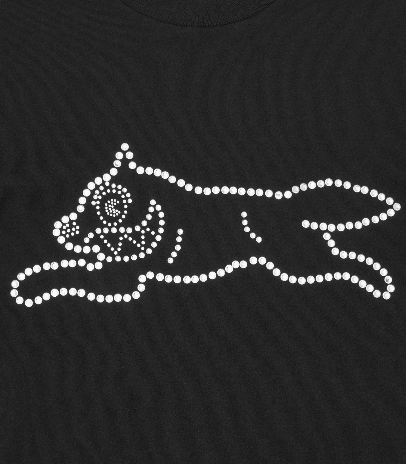 CRYSTAL RUNNING DOG T-SHIRT - BLACK - Image 3