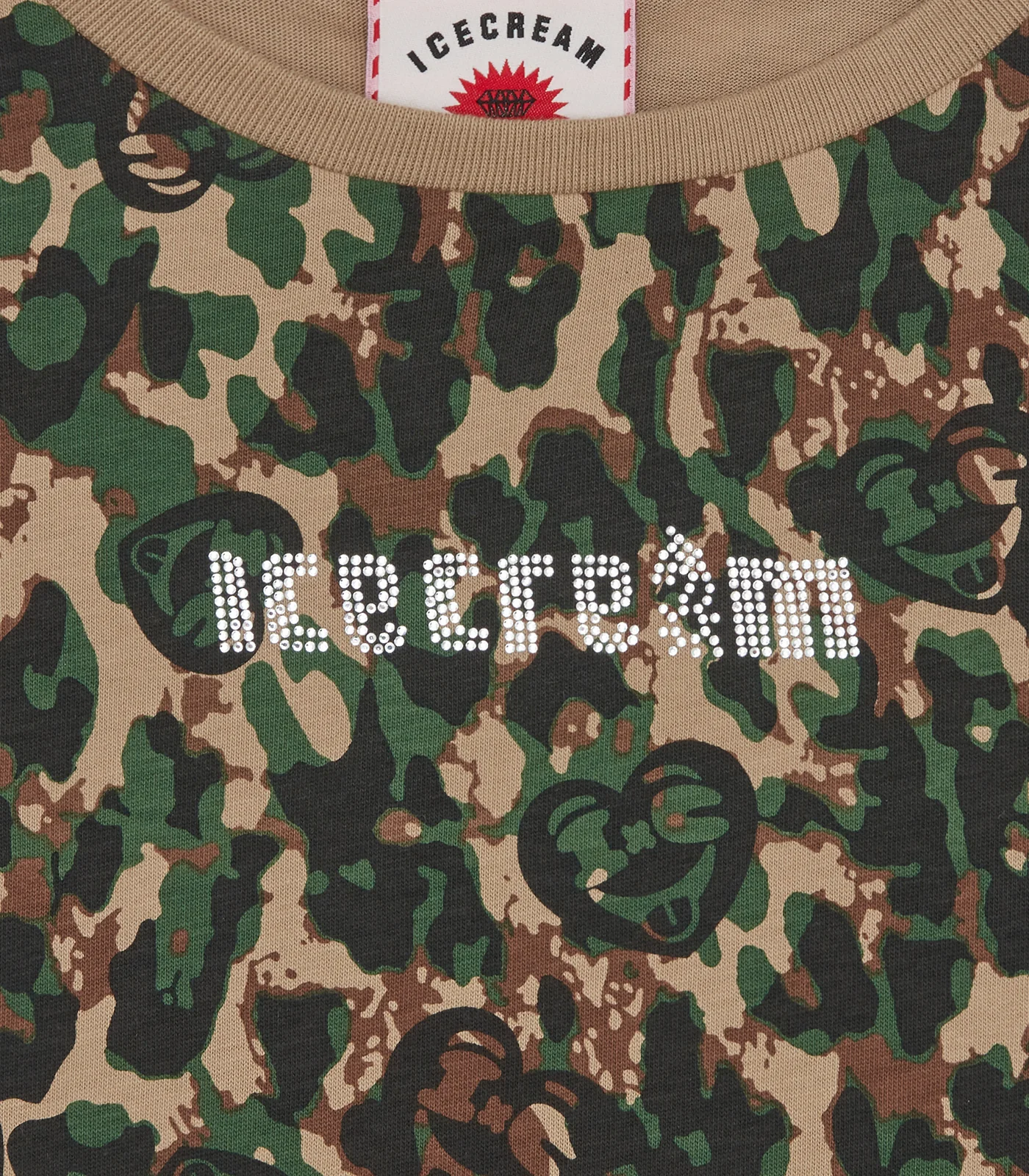 CRYSTAL SOFT SERVE BABY TEE - CAMO - Image 4