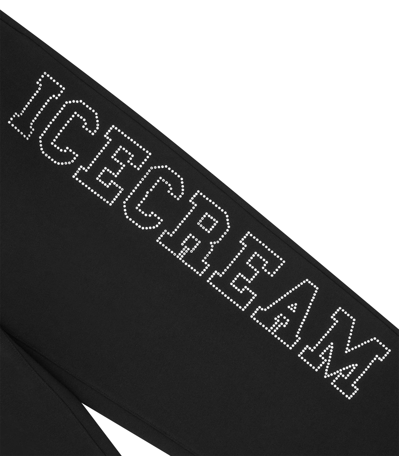 CRYSTAL STRAIGHT LEG SWEATPANTS - BLACK - Image 5