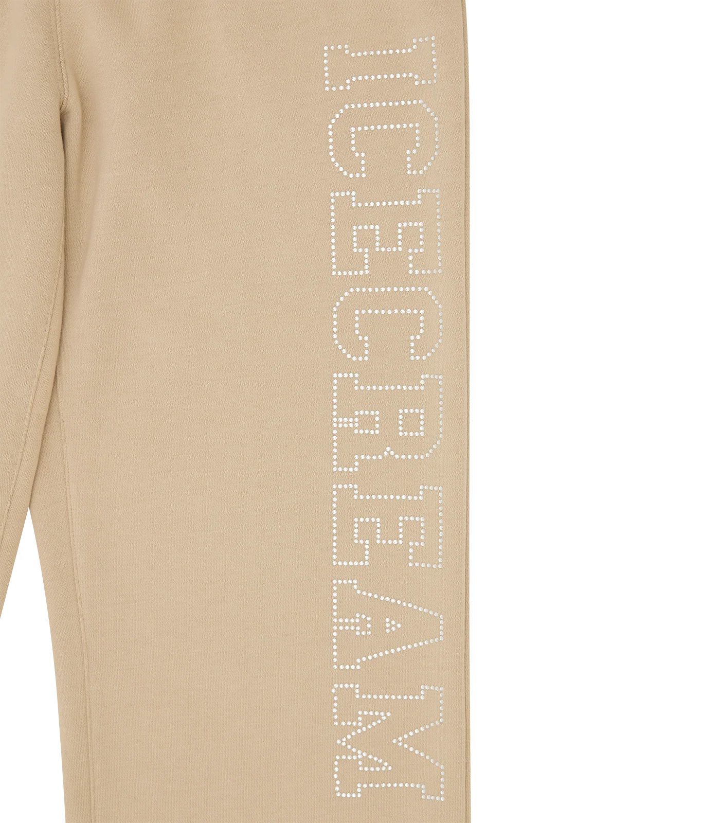 CRYSTAL STRAIGHT LEG SWEATPANTS - SAND - Image 5