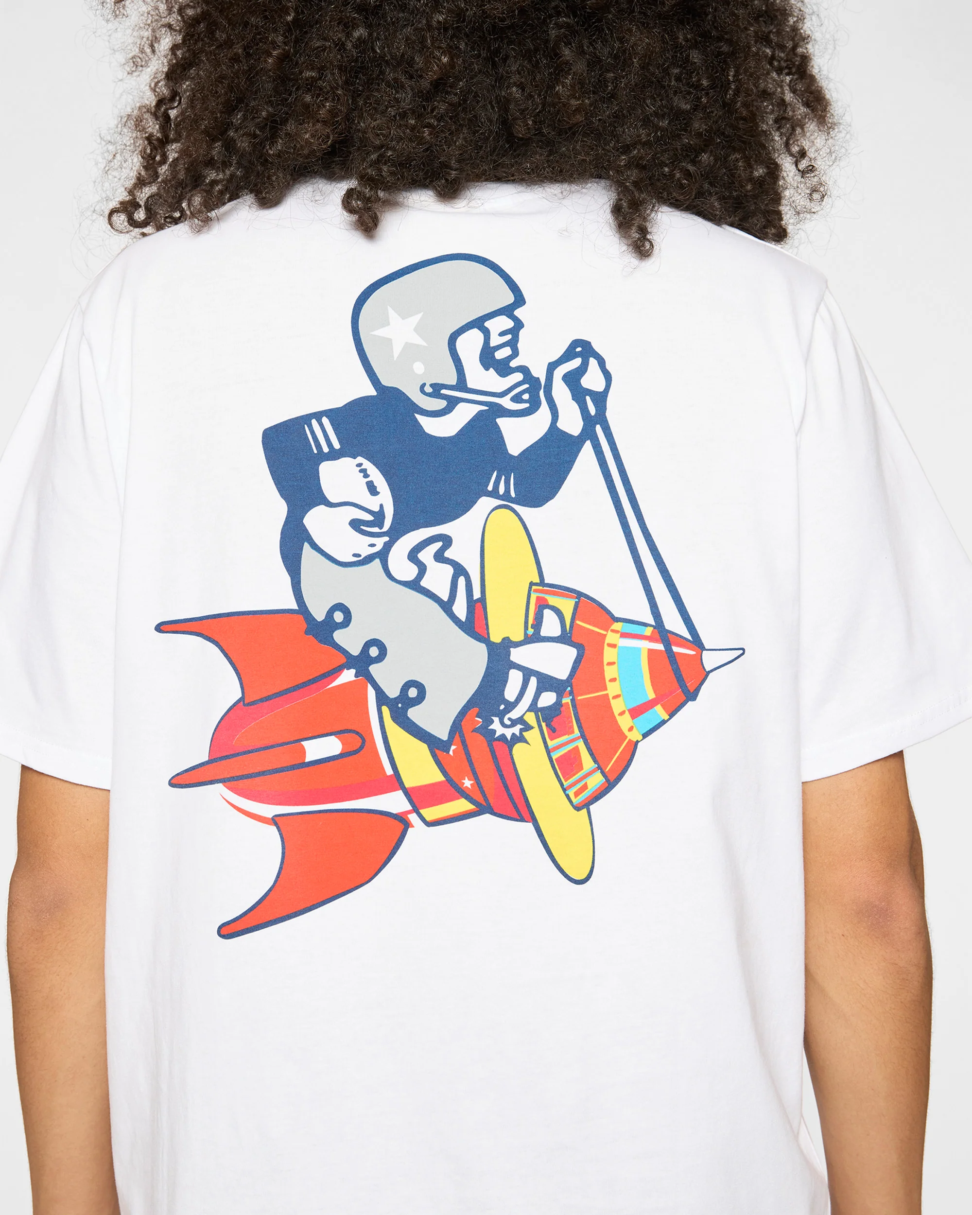 DALLAS COWBOYS MASCOT SS TEE - WHITE - Image 5