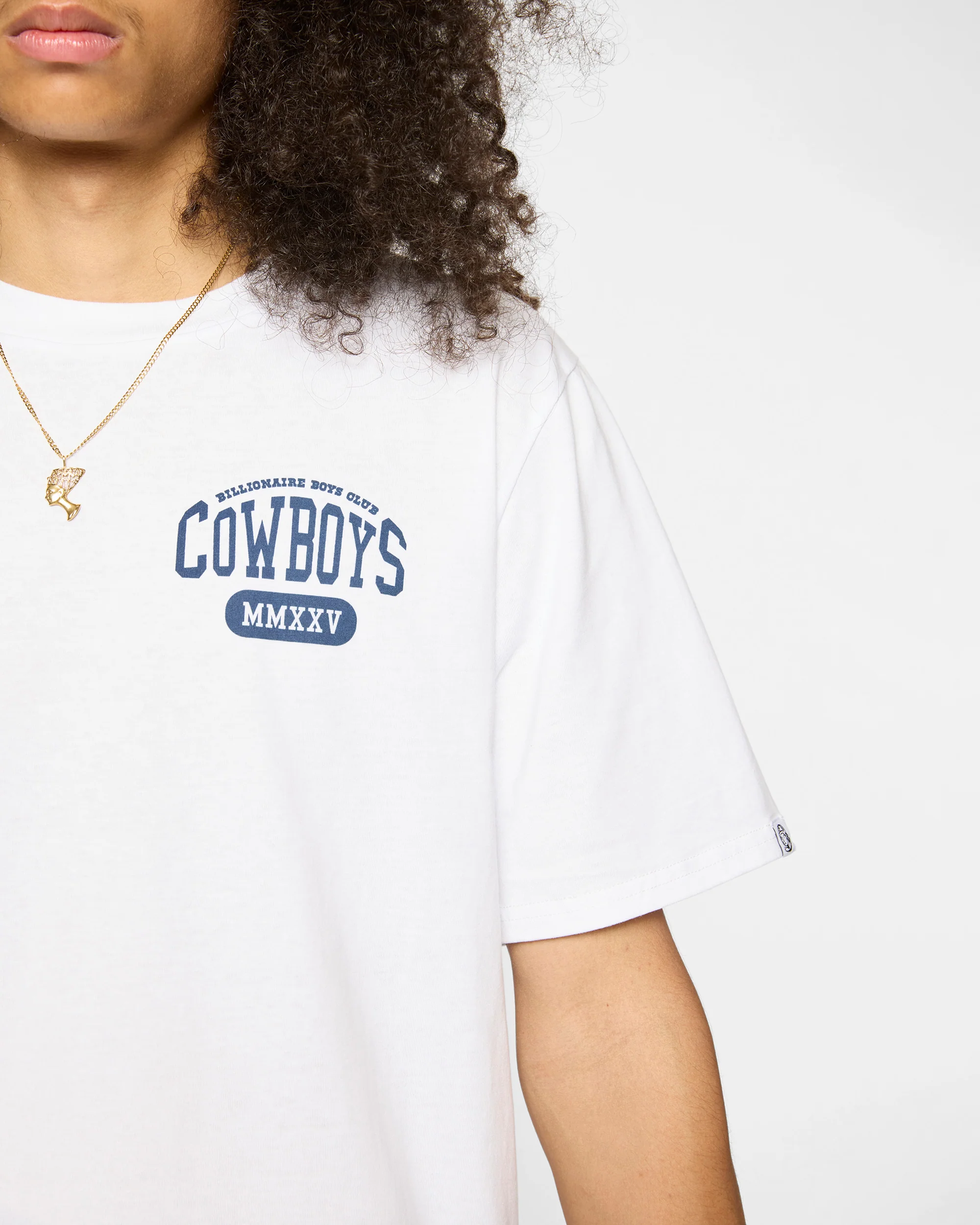 DALLAS COWBOYS MASCOT SS TEE - WHITE - Image 6