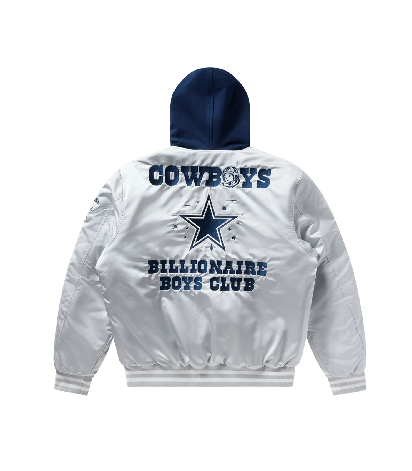 DALLAS COWBOYS SATIN JACKET - GREY - Image 2