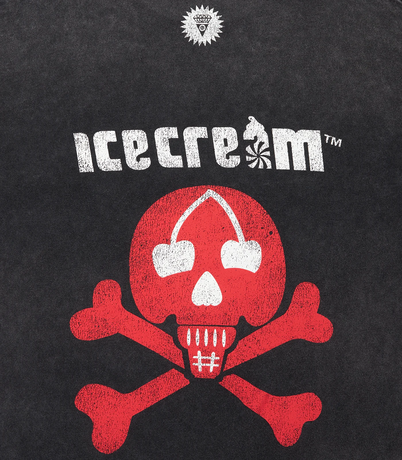 DAMAGED ICECREAM L/S T-SHIRT - BLACK - Image 3