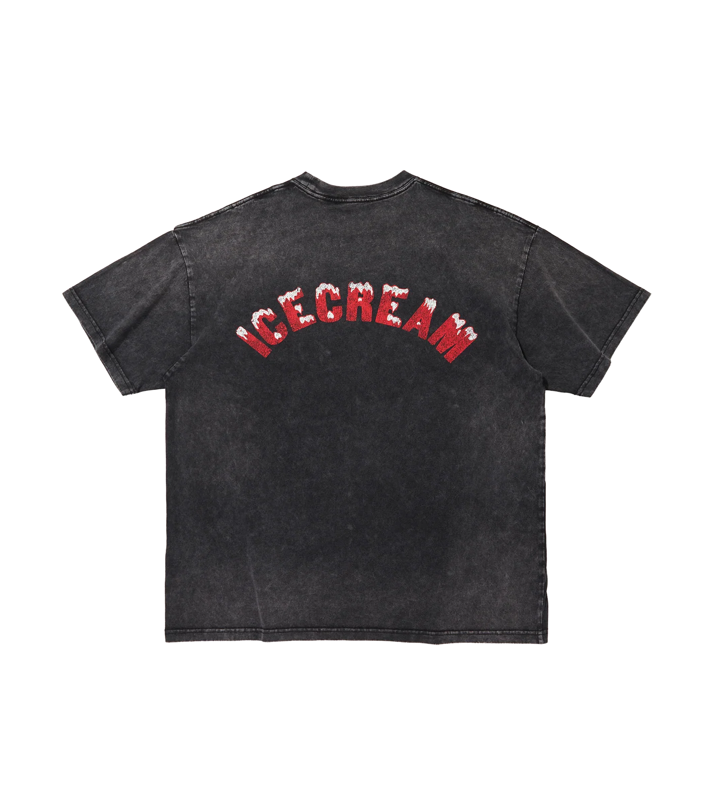 RUNNING DOG DAMAGED T-SHIRT - BLACK - Image 2