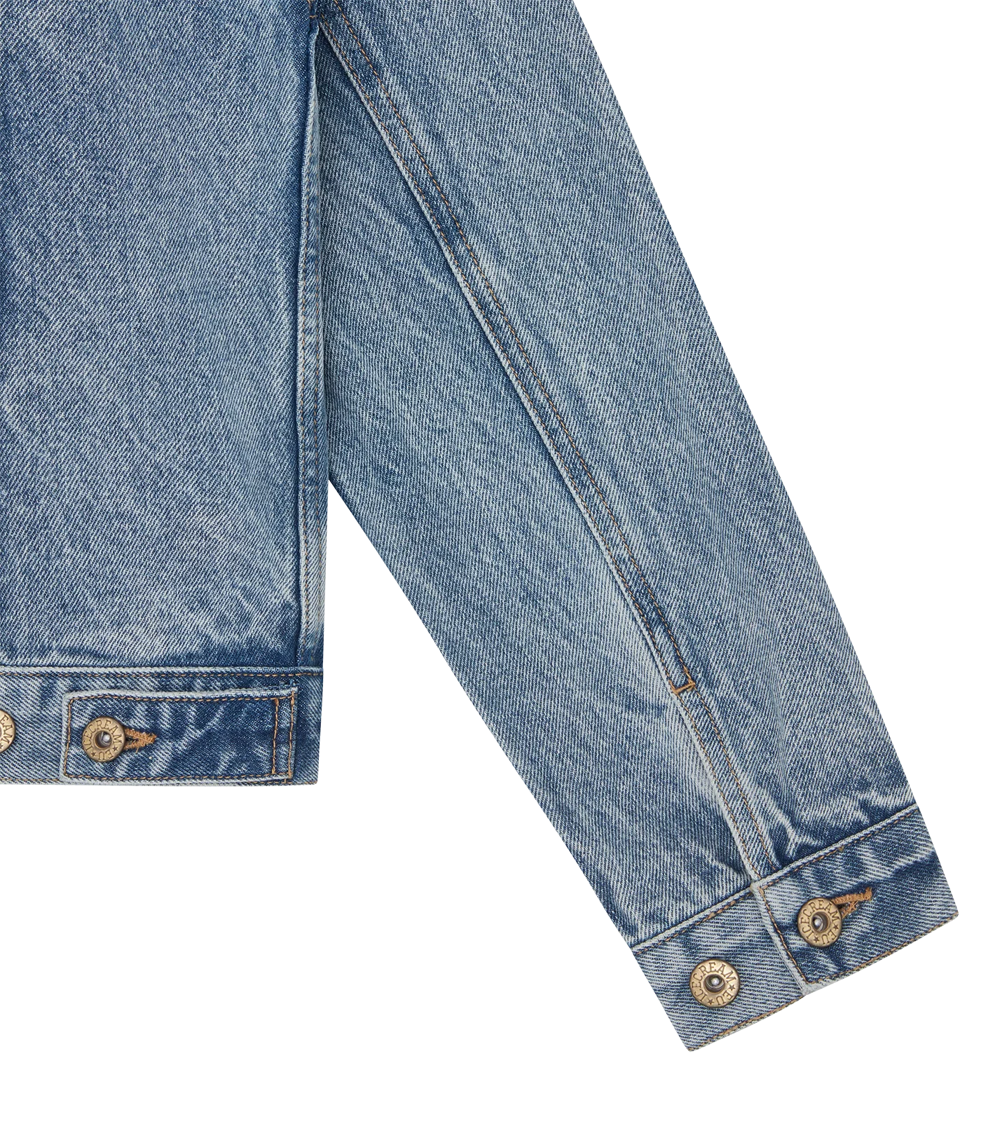 DENIM TRUCKER JACKET - LIGHT WASH BLUE - Image 5