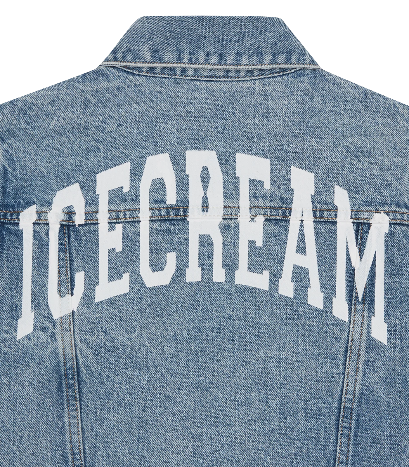 DENIM TRUCKER JACKET - LIGHT WASH BLUE - Image 6