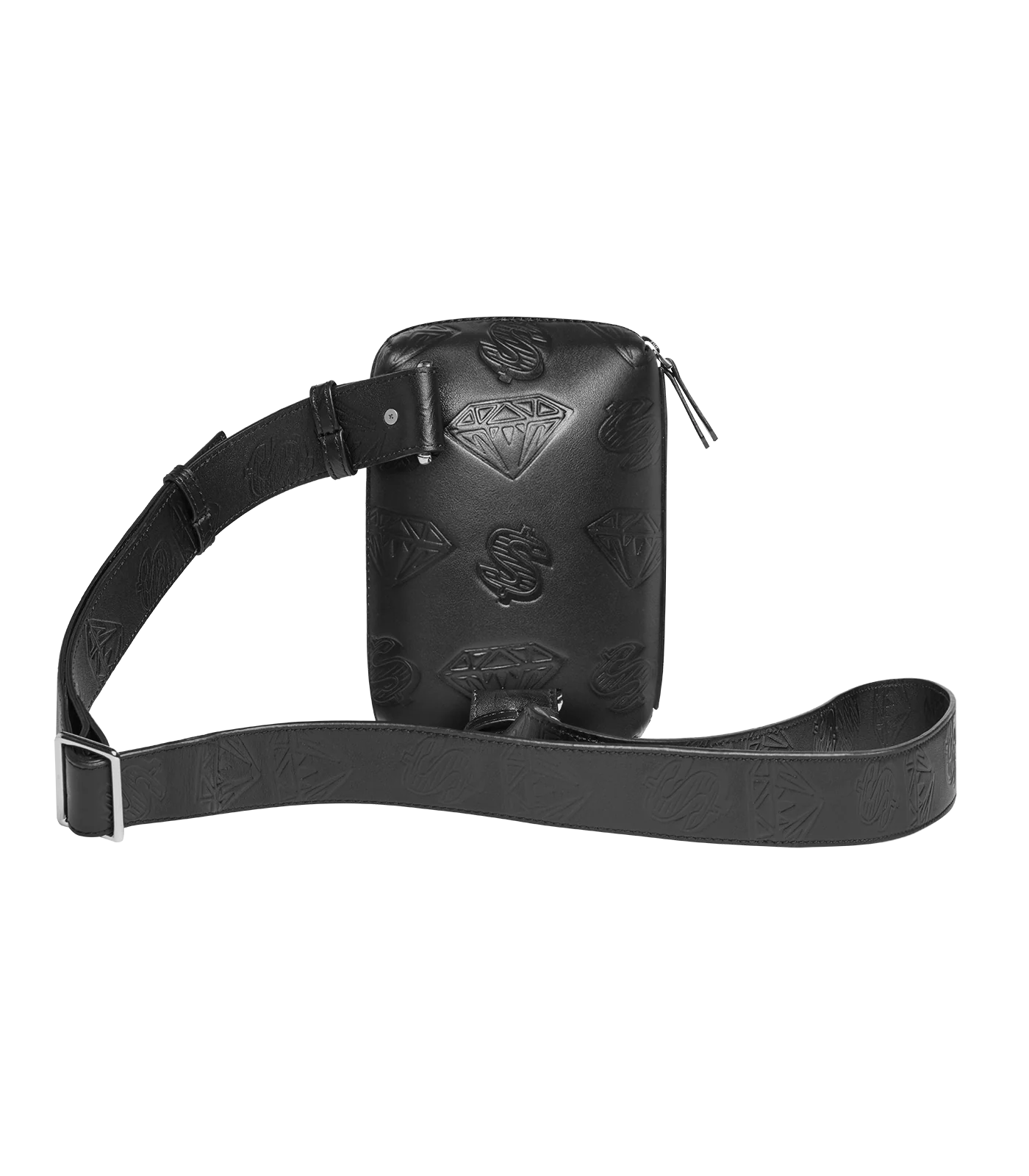 DIAMOND & DOLLARS SIDE BAG - BLACK - Image 3