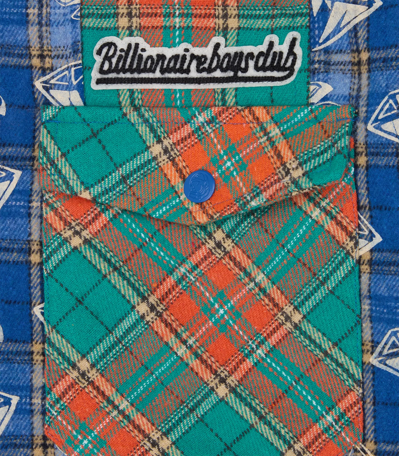 DIAMONDS & DOLLARS CHECK PADDED OVERSHIRT - MULTI CHECK - Image 6