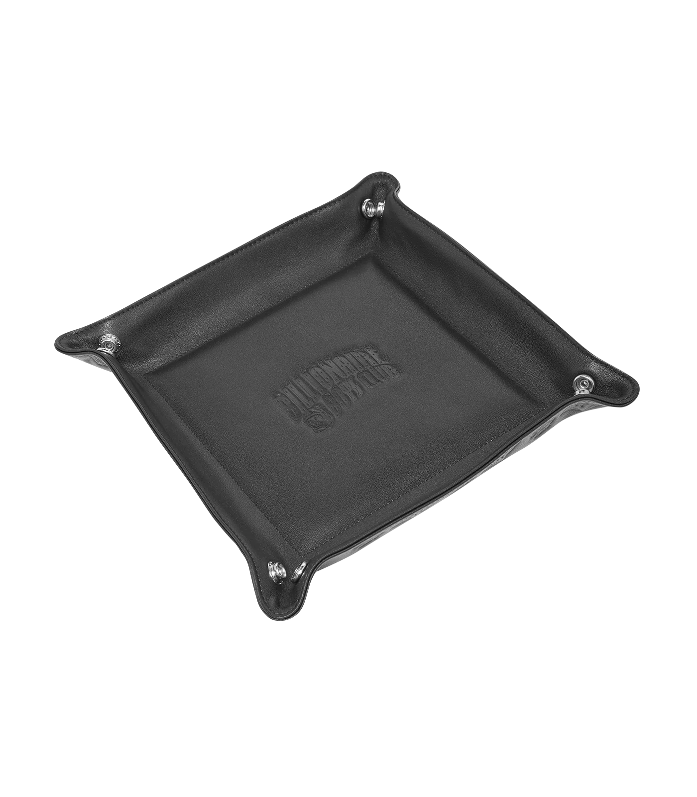DIAMONDS & DOLLARS LARGE LEATHER COIN TRAY - BLACK - Image 2