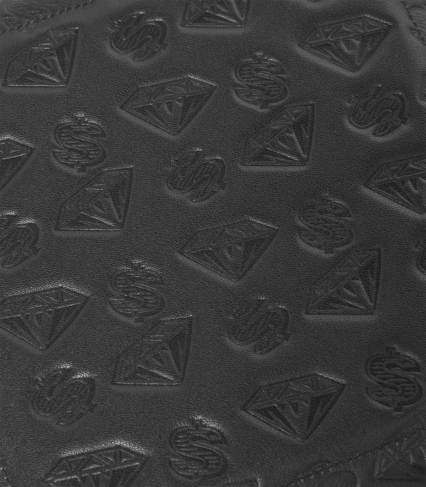 DIAMONDS & DOLLARS LARGE LEATHER COIN TRAY - BLACK - Image 4