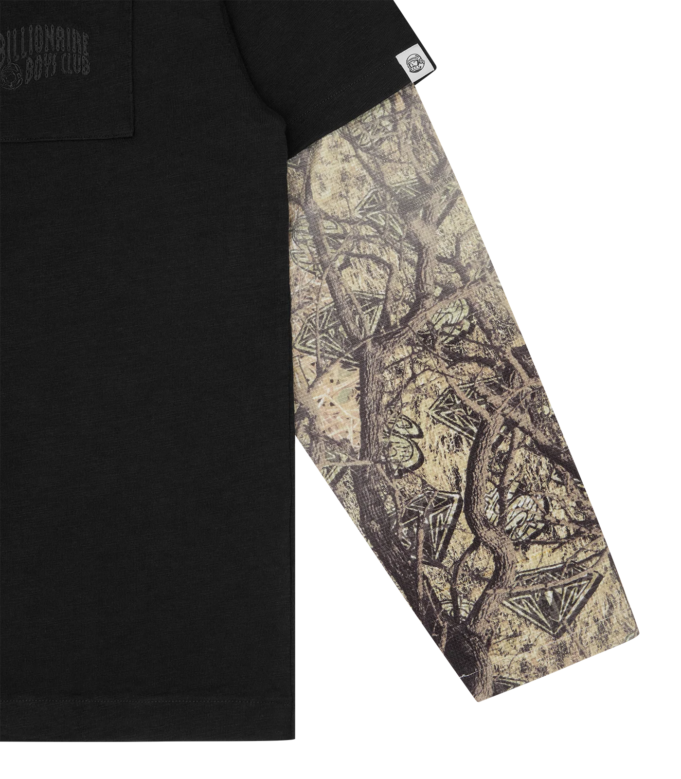 DIAMONDS & DOLLARS TREE CAMO MOCK L/S T-SHIRT - CAMO - Image 4
