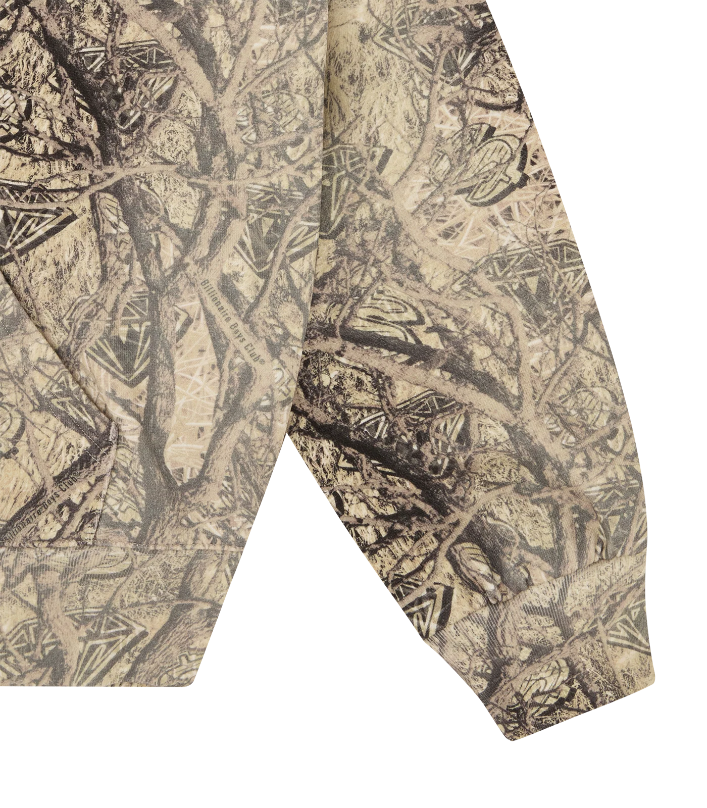 DIAMONDS & DOLLARS TREE CAMO OVERSIZED ZIP THROUGH - CAMO - Image 4