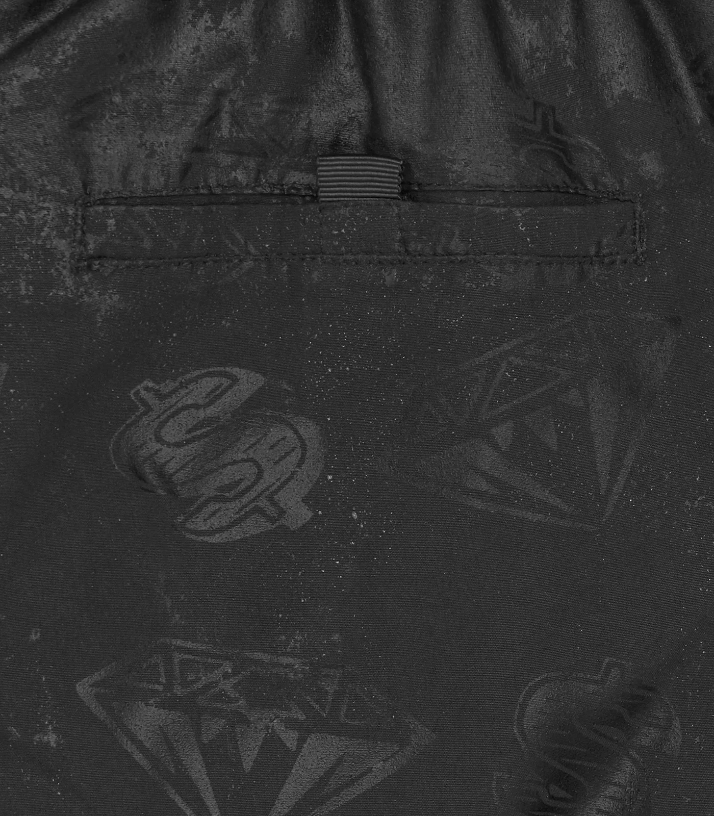 DIAMONDS & DOLLARS WATER-REACTIVE SWIM SHORT - BLACK - Image 7