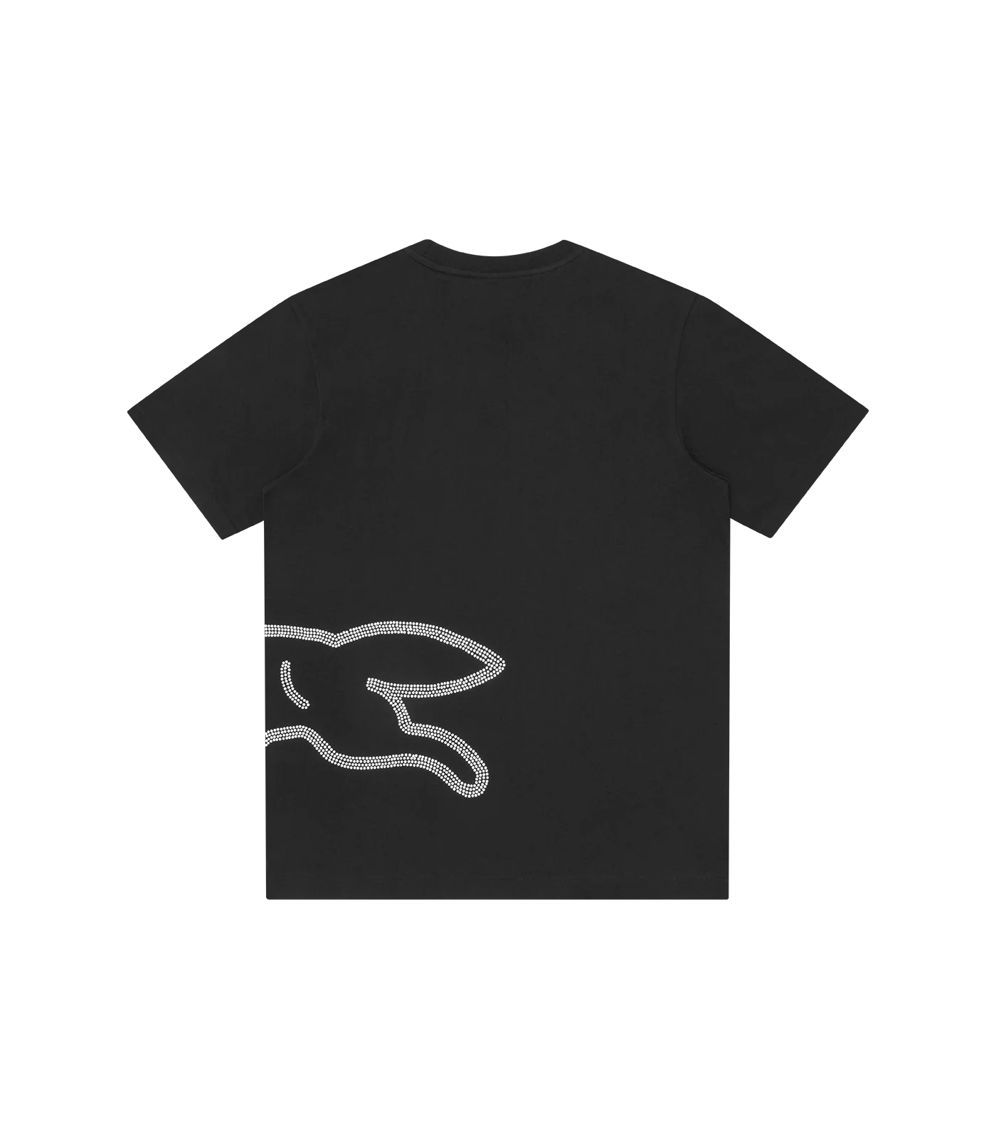 DIAMONTE JUMBO RUNNING DOG T-SHIRT - BLACK - Image 2