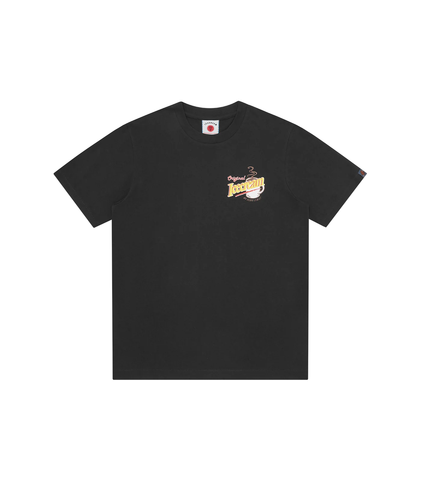 DINER COFFEE T-SHIRT - BLACK