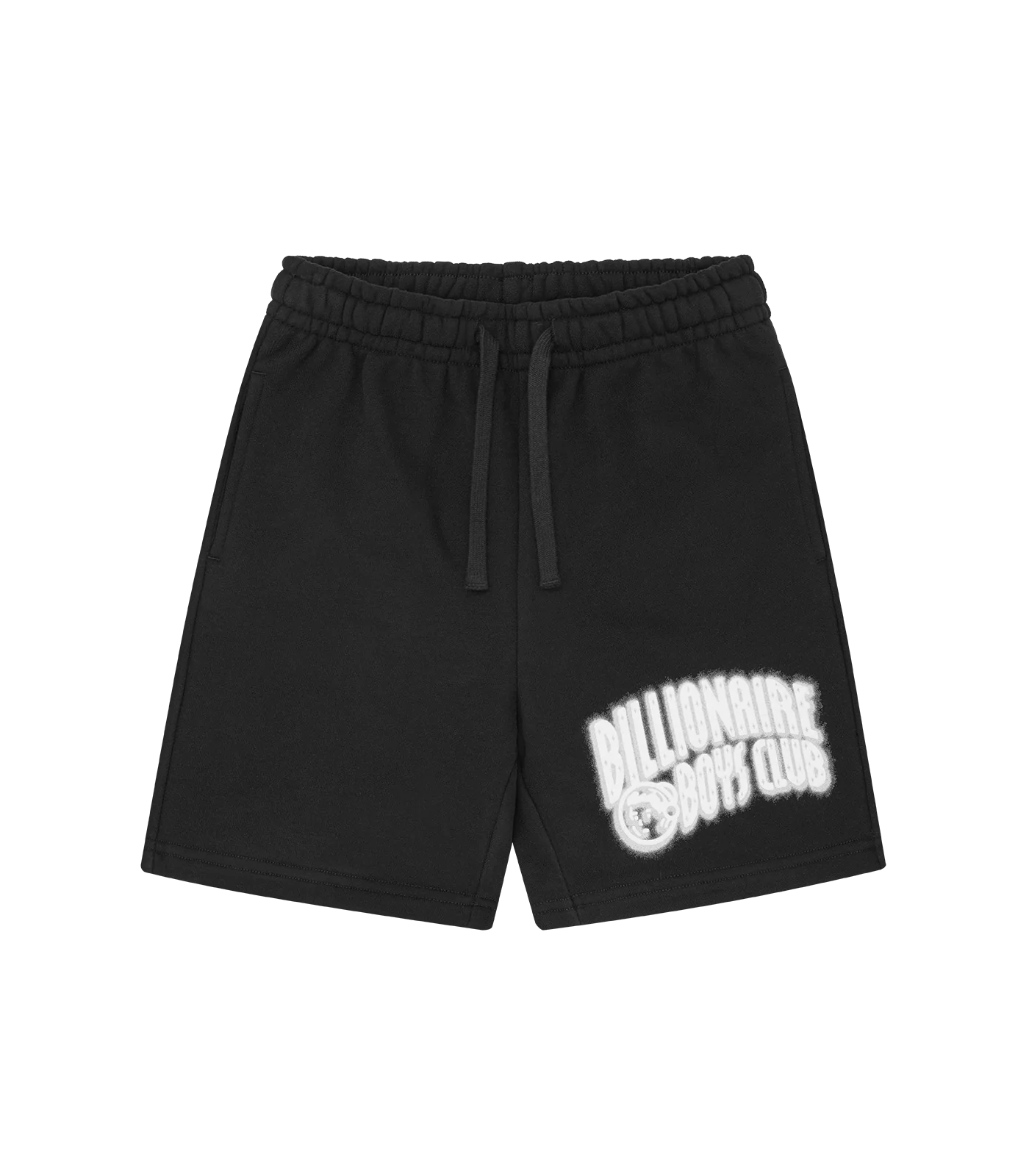 KIDS DISTORTED ARCH LOGO SHORTS - BLACK