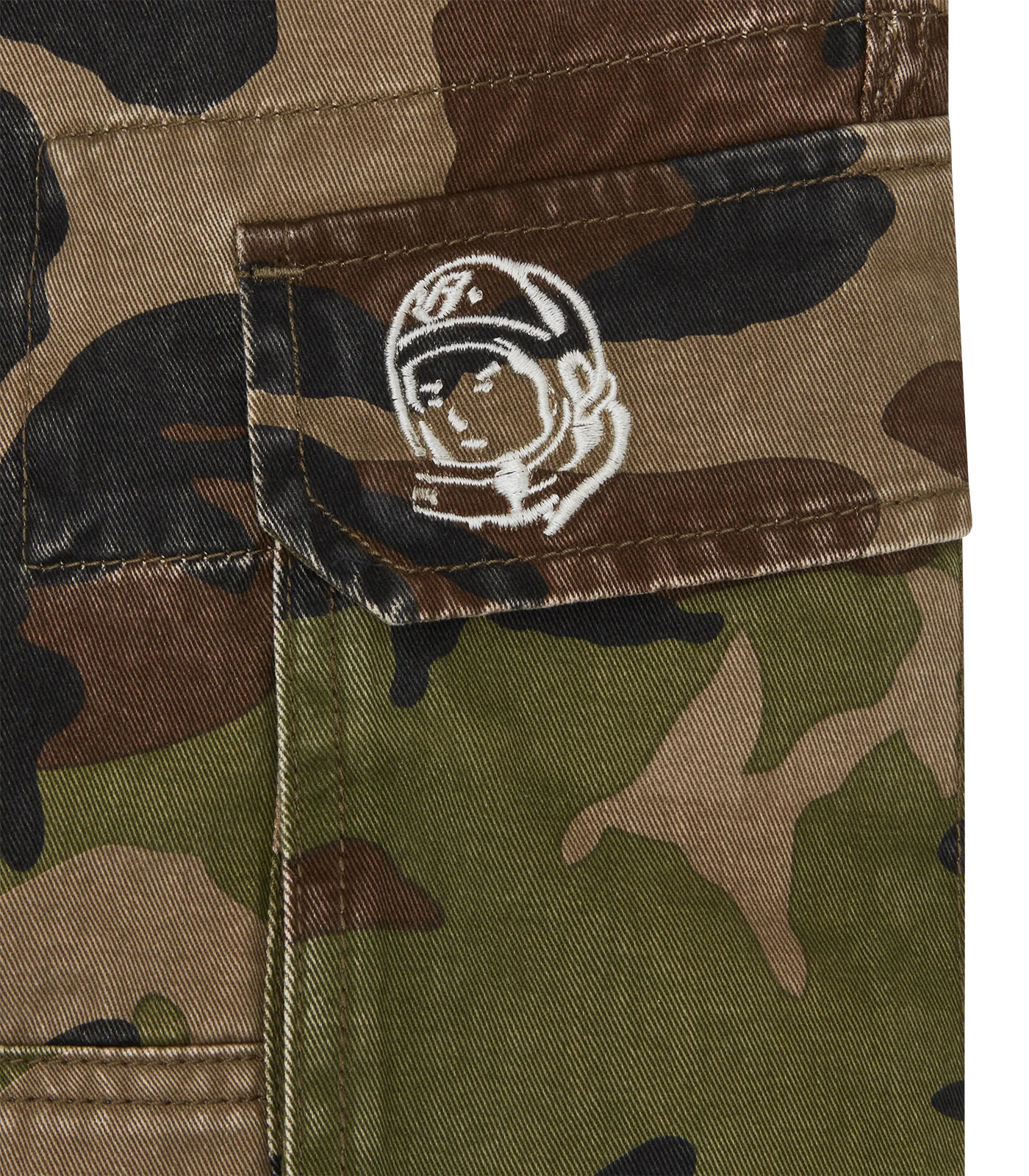 DISTRESSED CAMO CARGO SHORTS - CAMO - Image 4