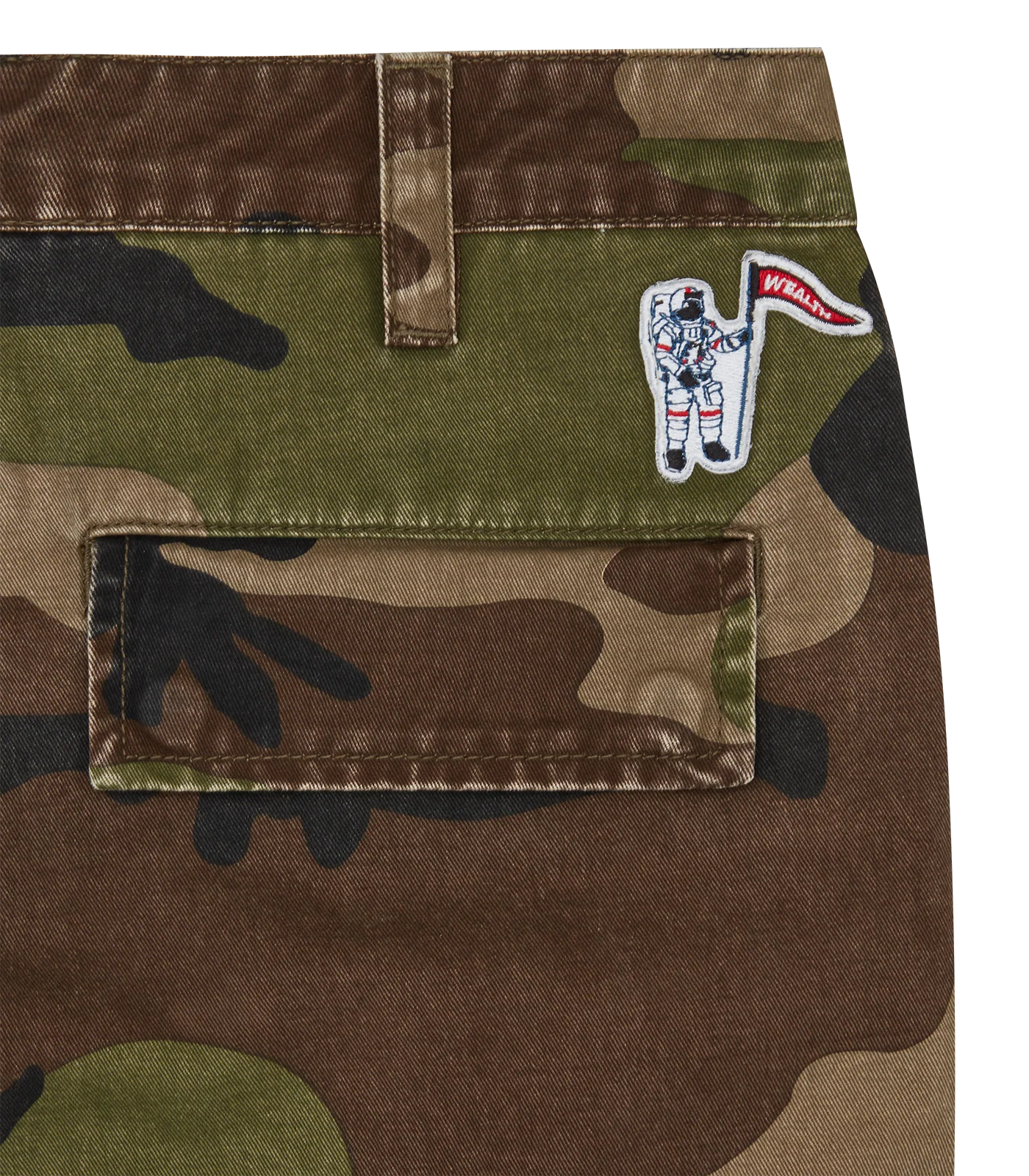 DISTRESSED CAMO CARGO SHORTS - CAMO - Image 5