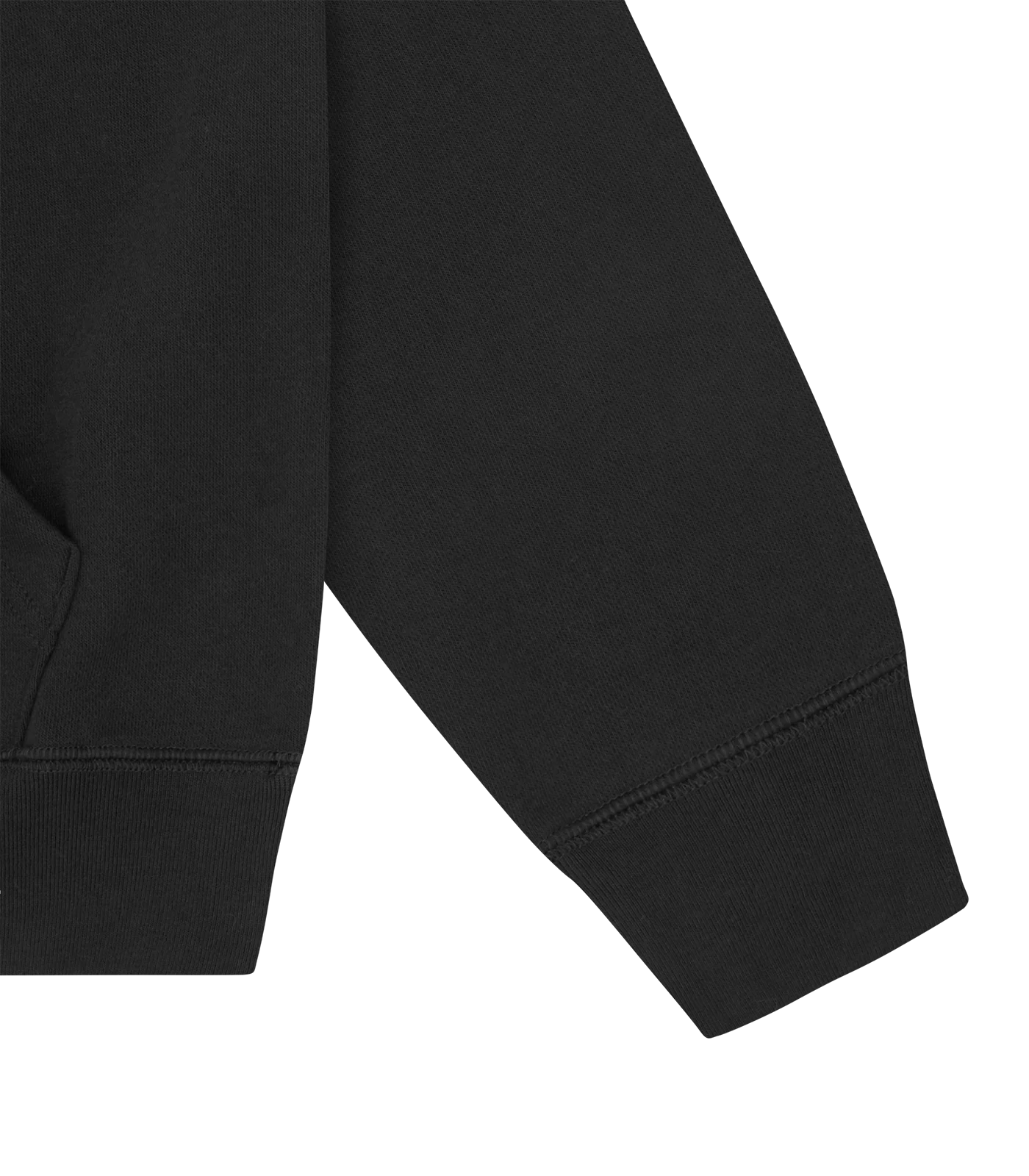 DOUBLE ARCH LOGO POPOVER HOOD - BLACK - Image 5
