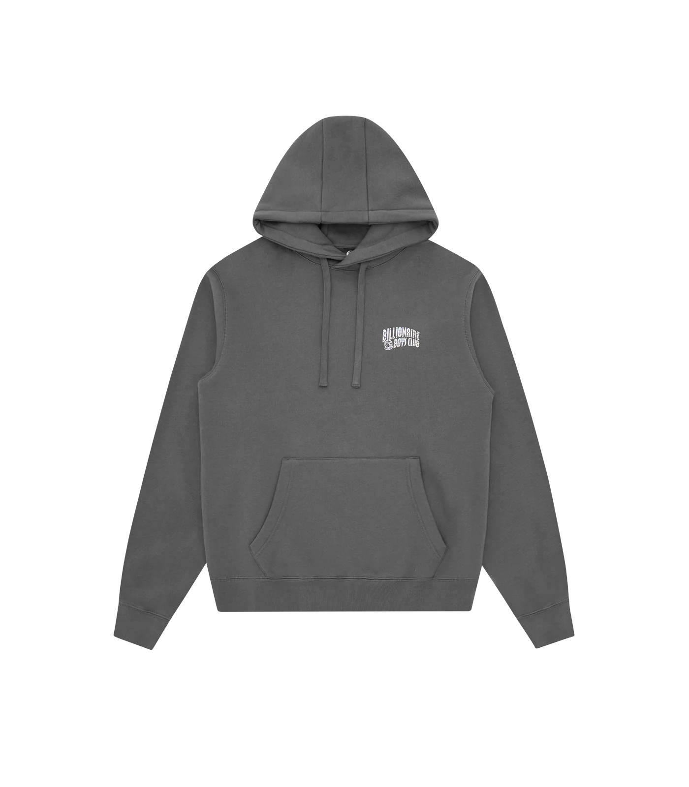 DOUBLE ARCH LOGO POPOVER HOOD - GREY