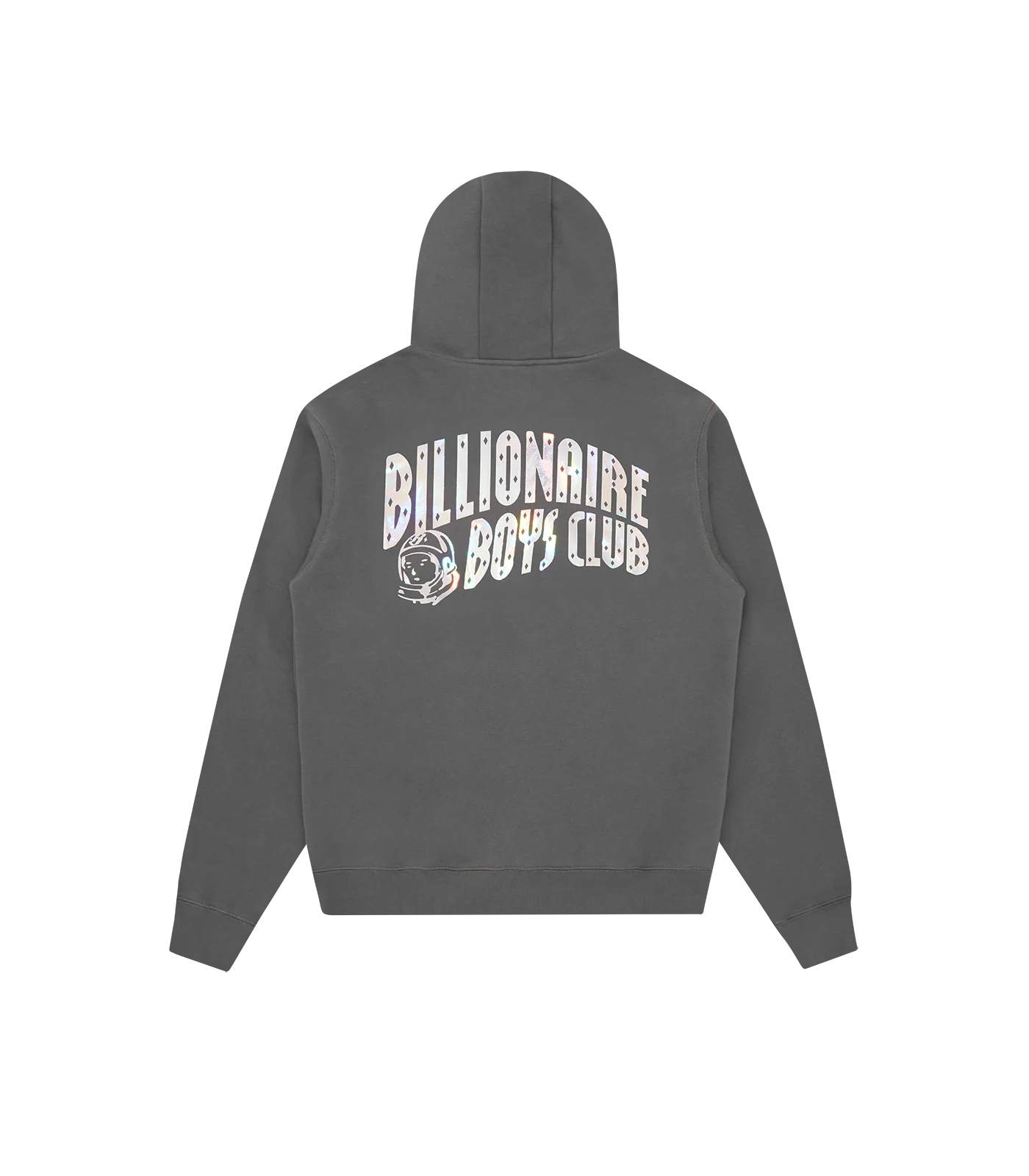 DOUBLE ARCH LOGO POPOVER HOOD - GREY - Image 2