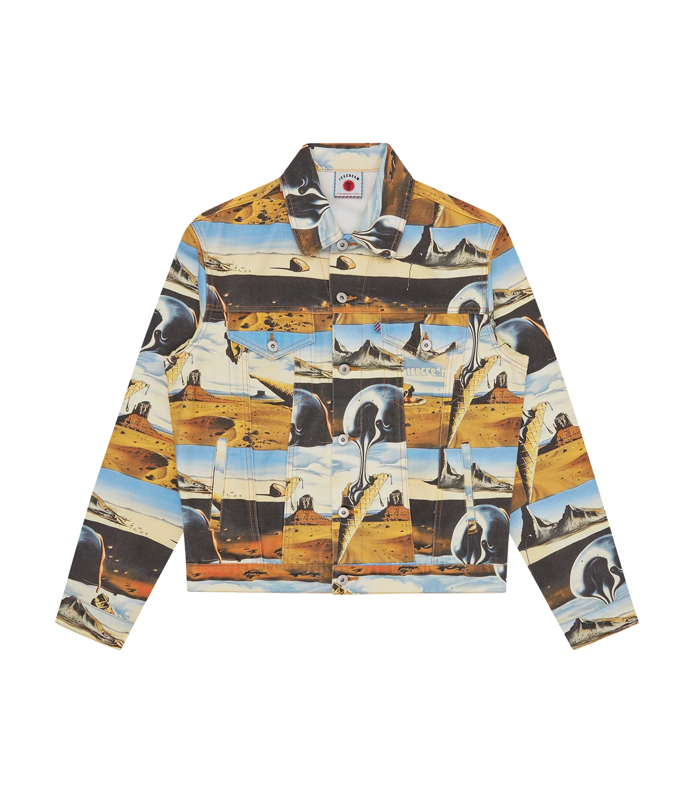DREAMSCAPE DENIM TRUCKER JACKET - MULTI