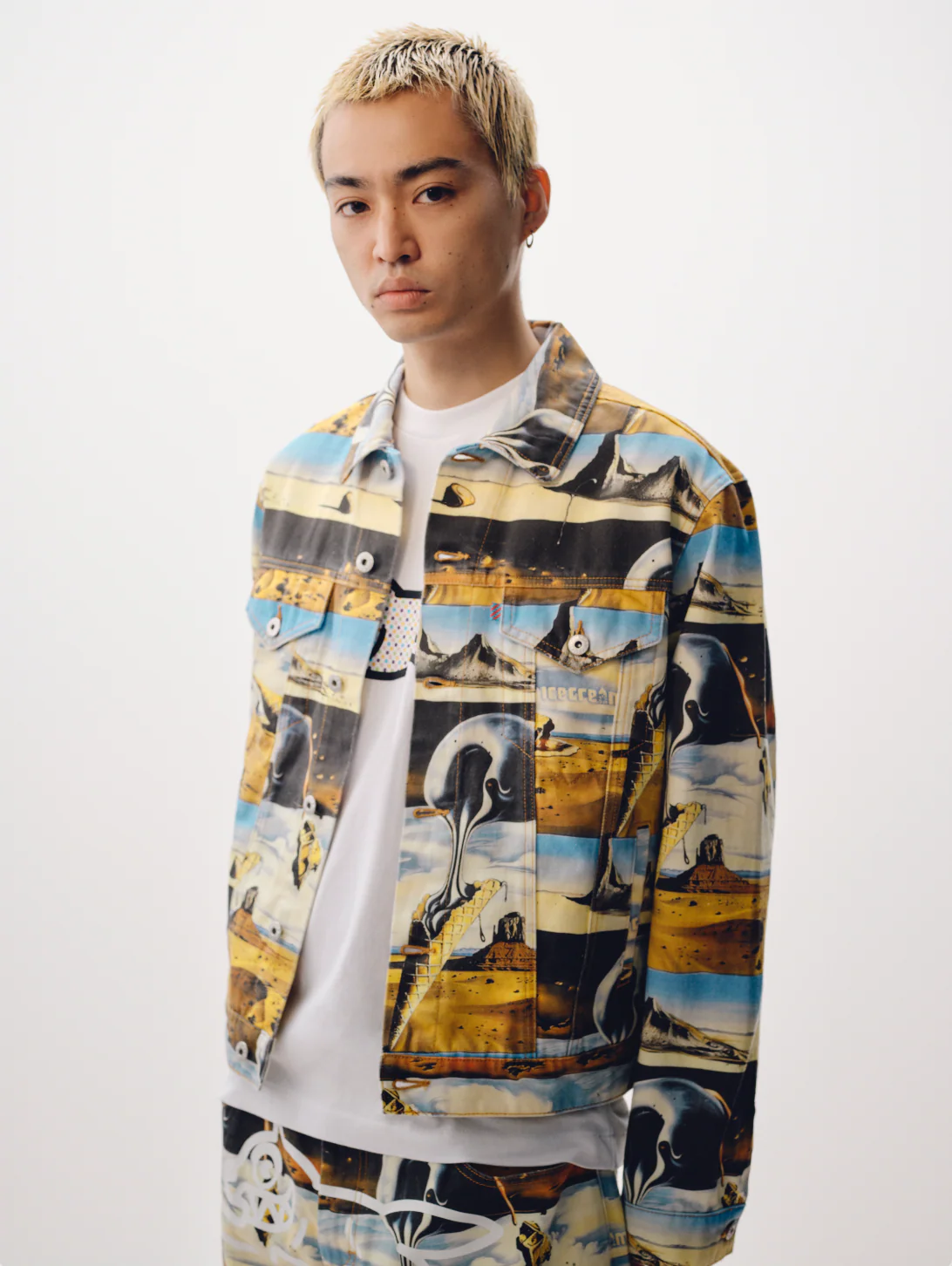 DREAMSCAPE DENIM TRUCKER JACKET - MULTI - Image 3