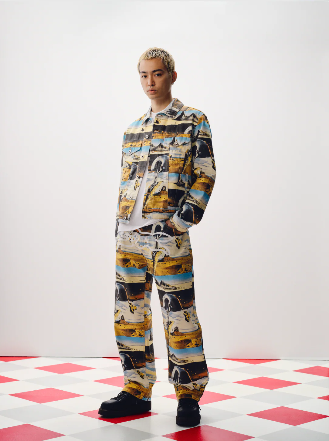 DREAMSCAPE DENIM TRUCKER JACKET - MULTI - Image 4