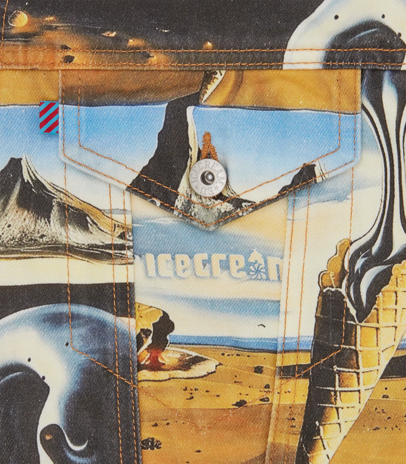 DREAMSCAPE DENIM TRUCKER JACKET - MULTI - Image 7