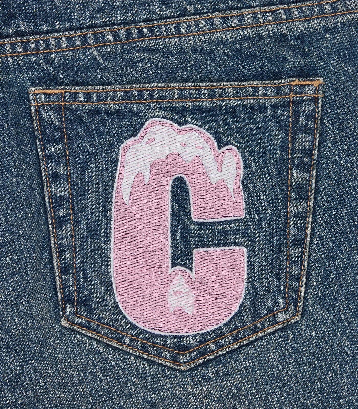 DRIPPY DENIM PANTS - VINTAGE WASH - Image 5