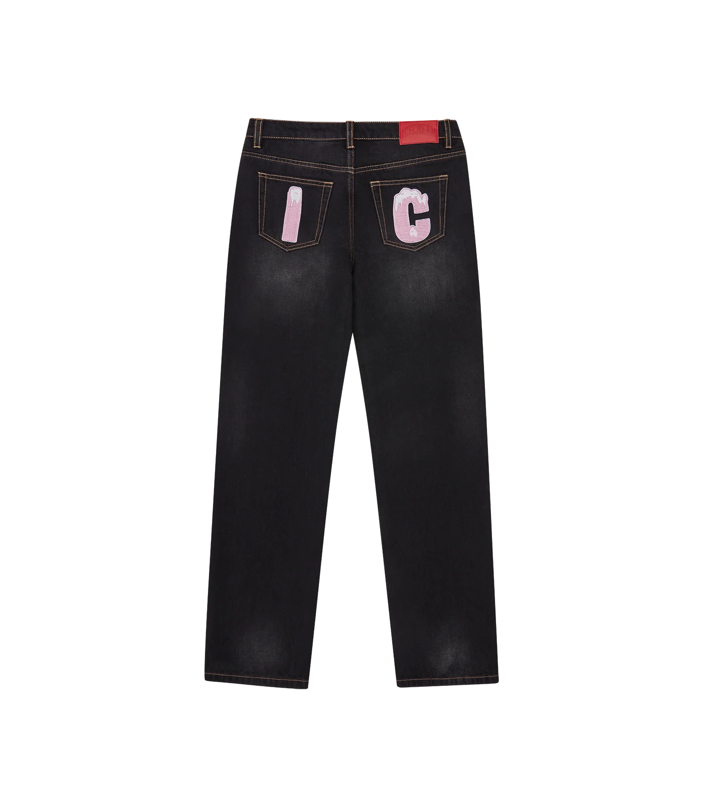 DRIPPY DENIM PANTS - WASHED BLACK - Image 2