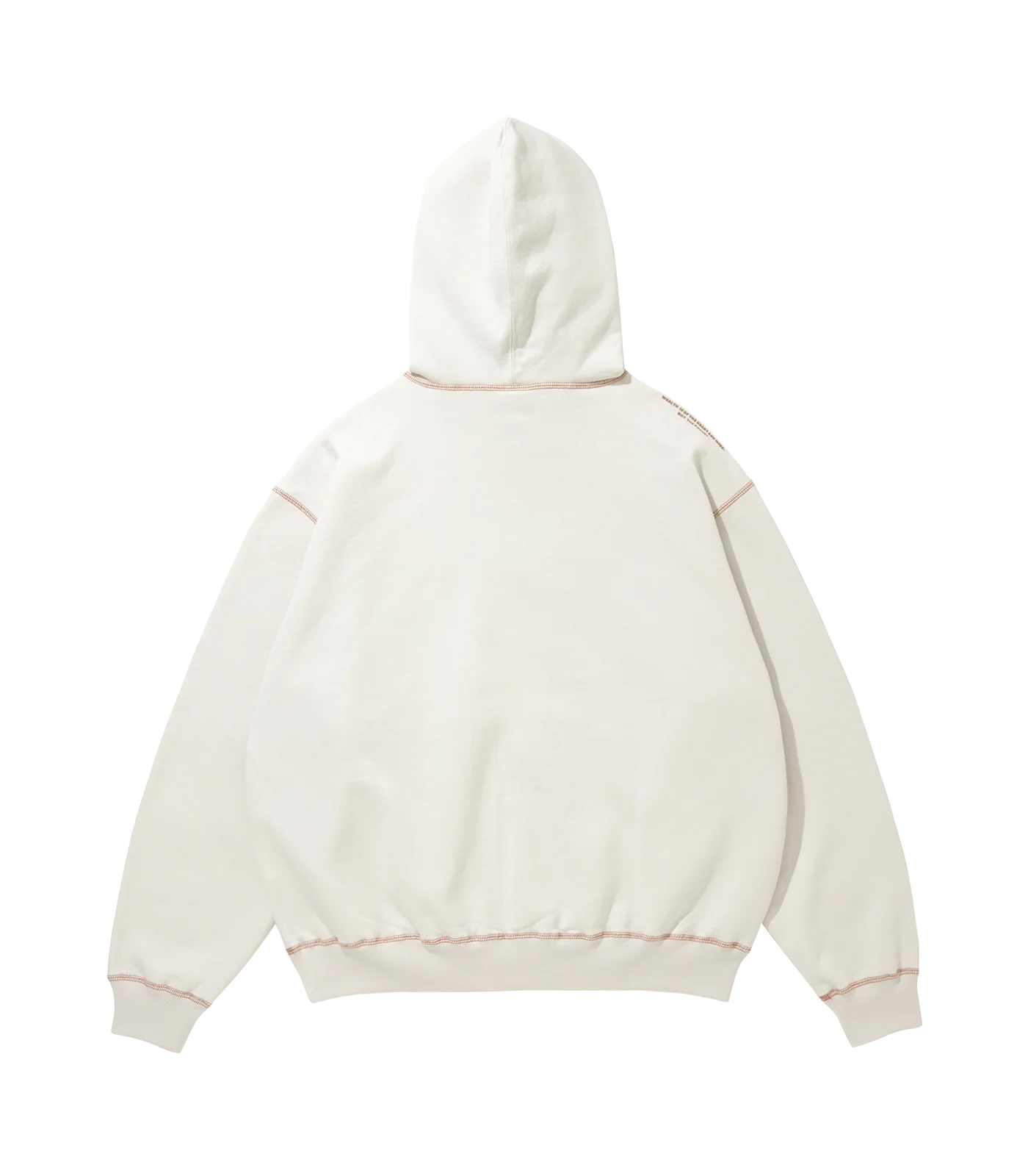 EMBROIDERED ARCH LOGO HOOD - ASH GREY - Image 2