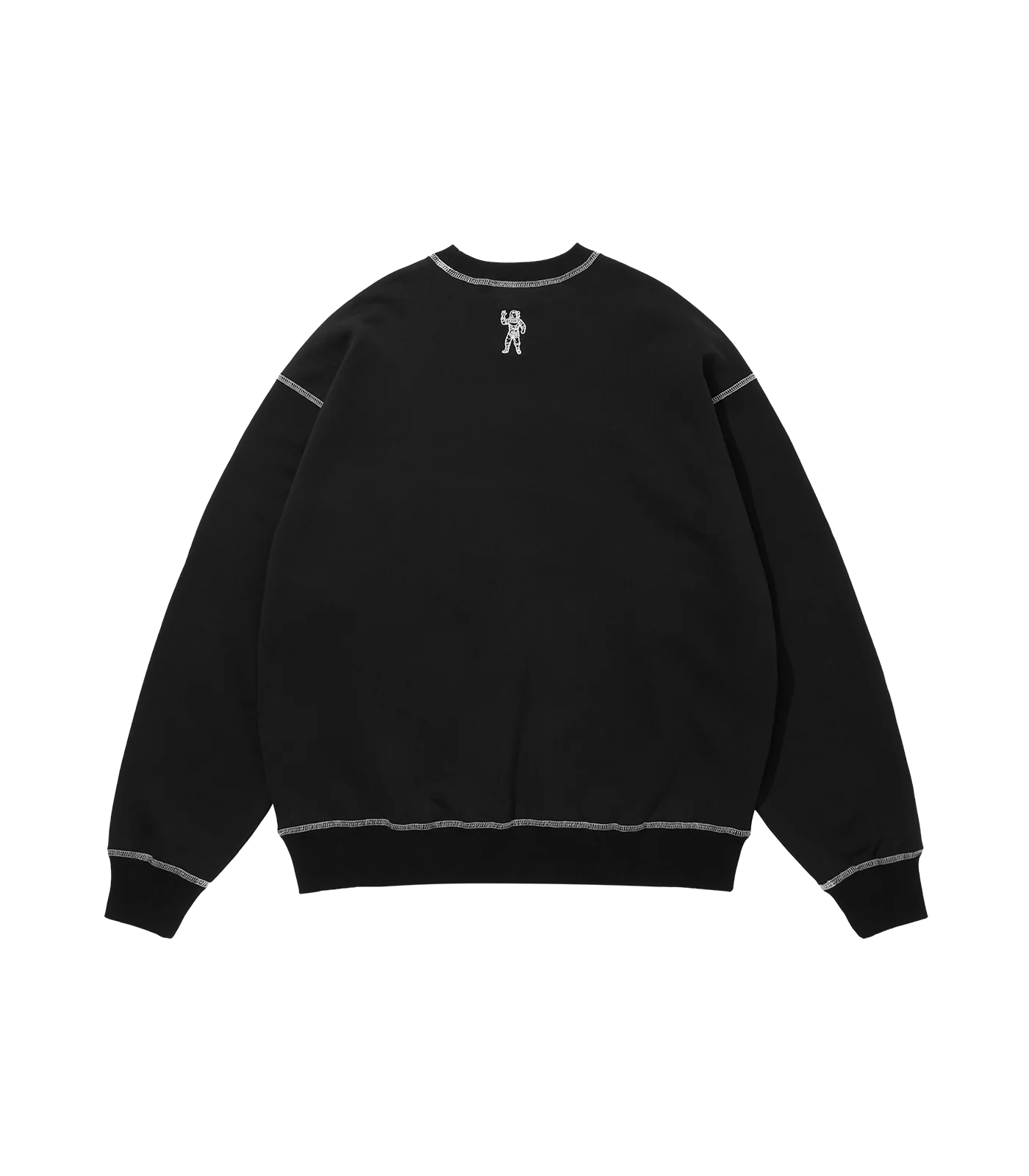 EMBROIDERED ARCH LOGO SWEATSHIRT - BLACK - Image 2