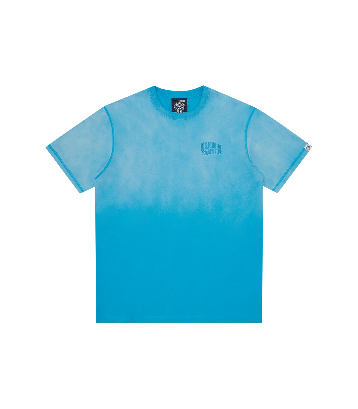 EMBROIDERED ARCH LOGO T-SHIRT - BLUE