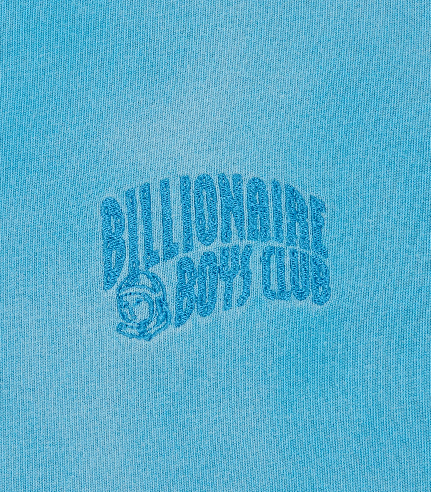 EMBROIDERED ARCH LOGO T-SHIRT - BLUE - Image 3