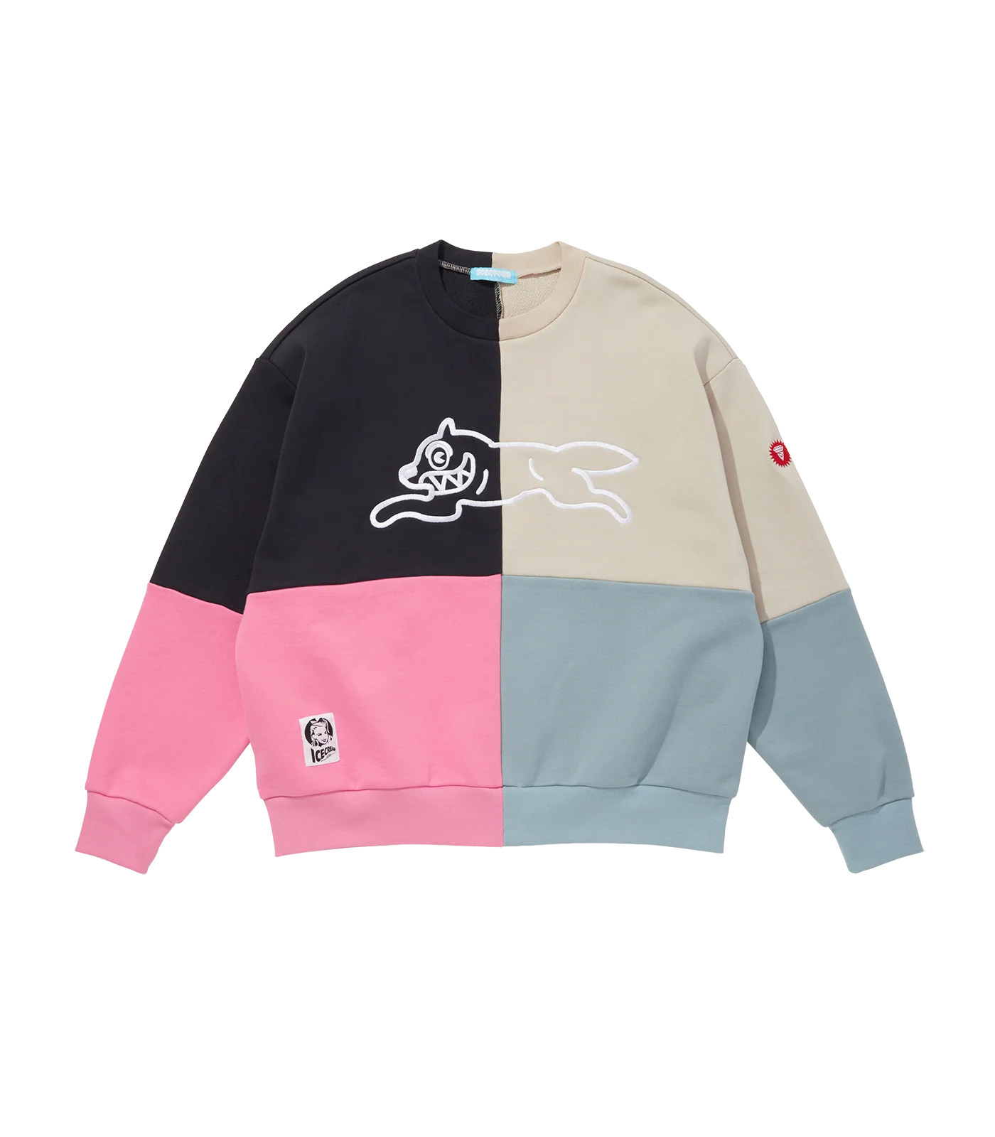 RUNNING DOG CRAZY SWEATSHIRT - CRAZY COLOURS