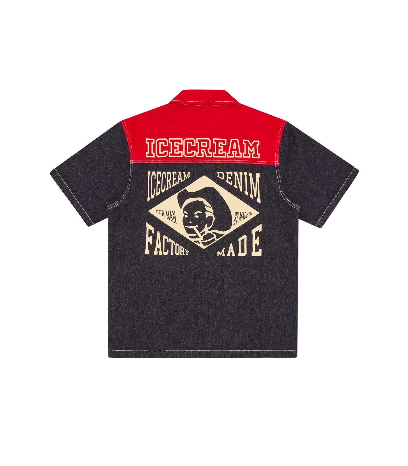 FACTORY MADE DENIM WORK SHIRT - INDIGO - Image 2