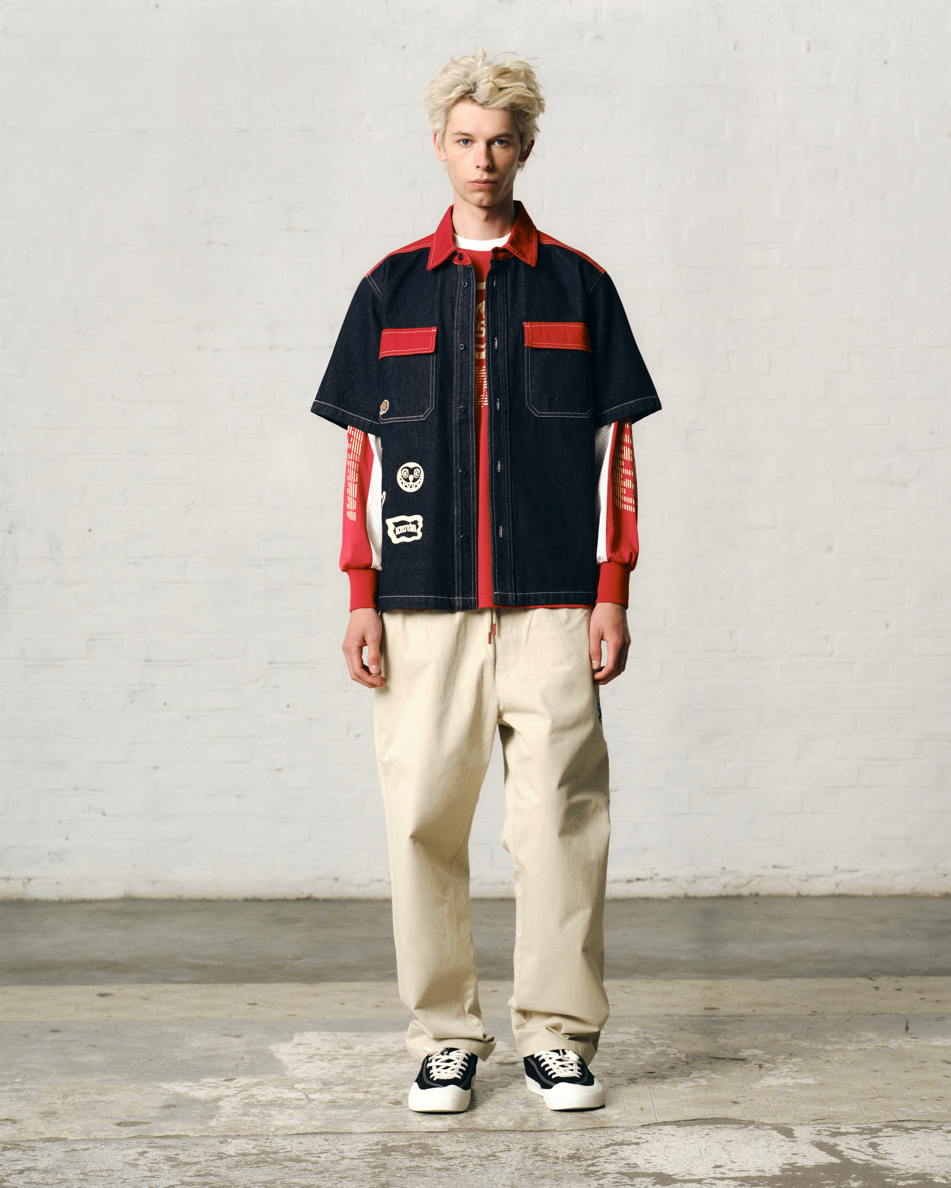 FACTORY MADE DENIM WORK SHIRT - INDIGO - Image 3