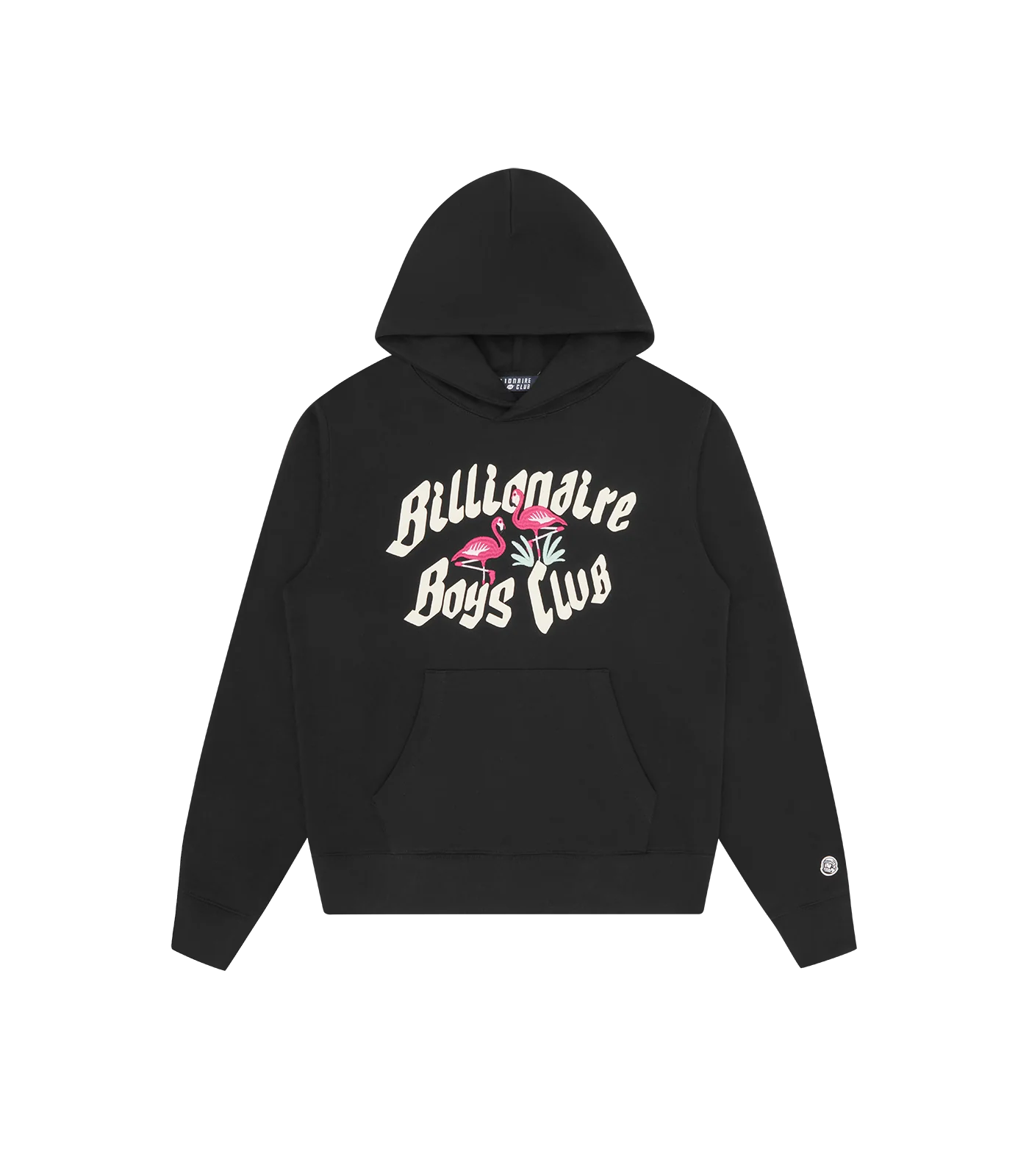 FLAMINGO POPOVER HOOD - BLACK